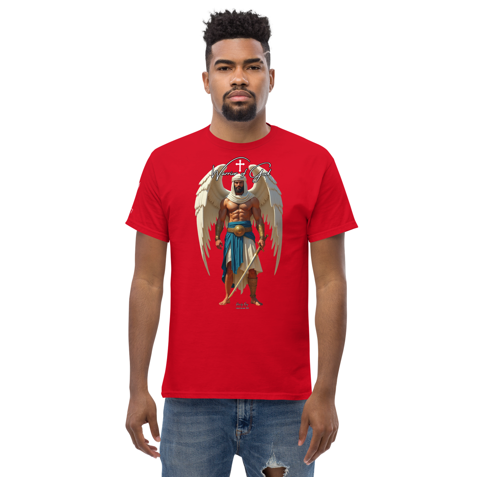 Rowdy Boy "Warrior Of God" #2 Unisex Classic Tee - Image 51