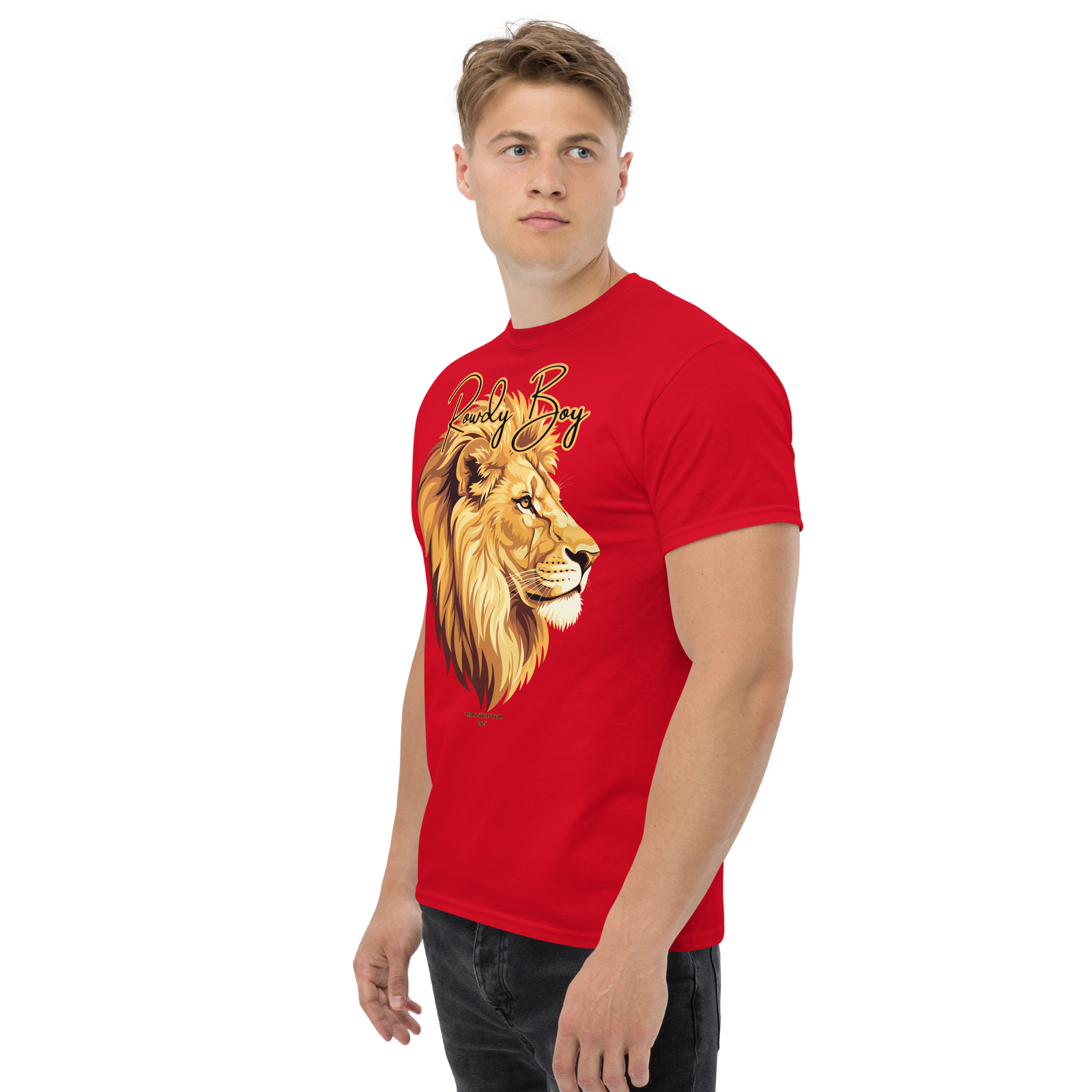 Rowdy Boy "Lion's Head" (Rowdy 4) Classic Tee - Image 4