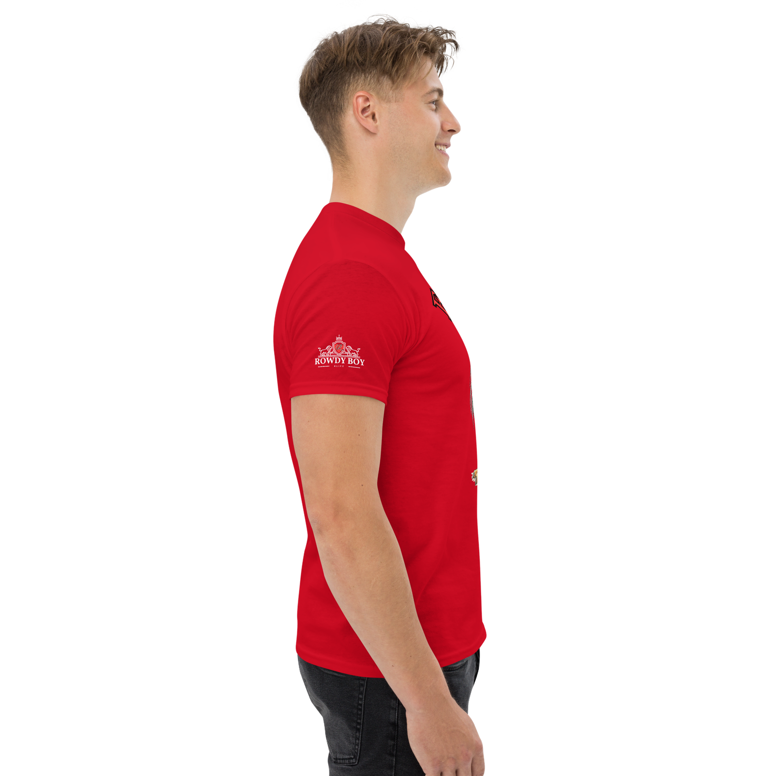 Rowdy Boy "F - Caw - F" (Fuck Off) Unisex Classic Tee - Image 3