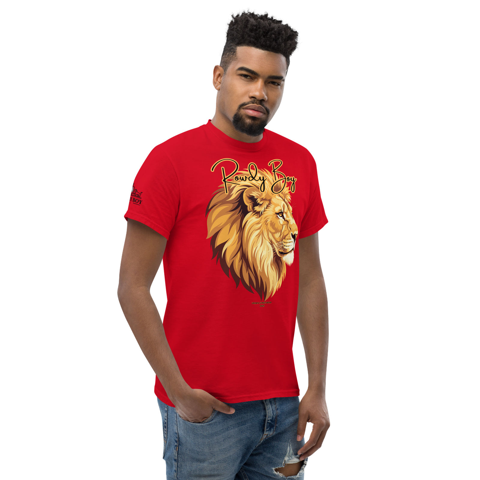 Rowdy Boy "Lion's Head" (Rowdy 4) Classic Tee - Image 5