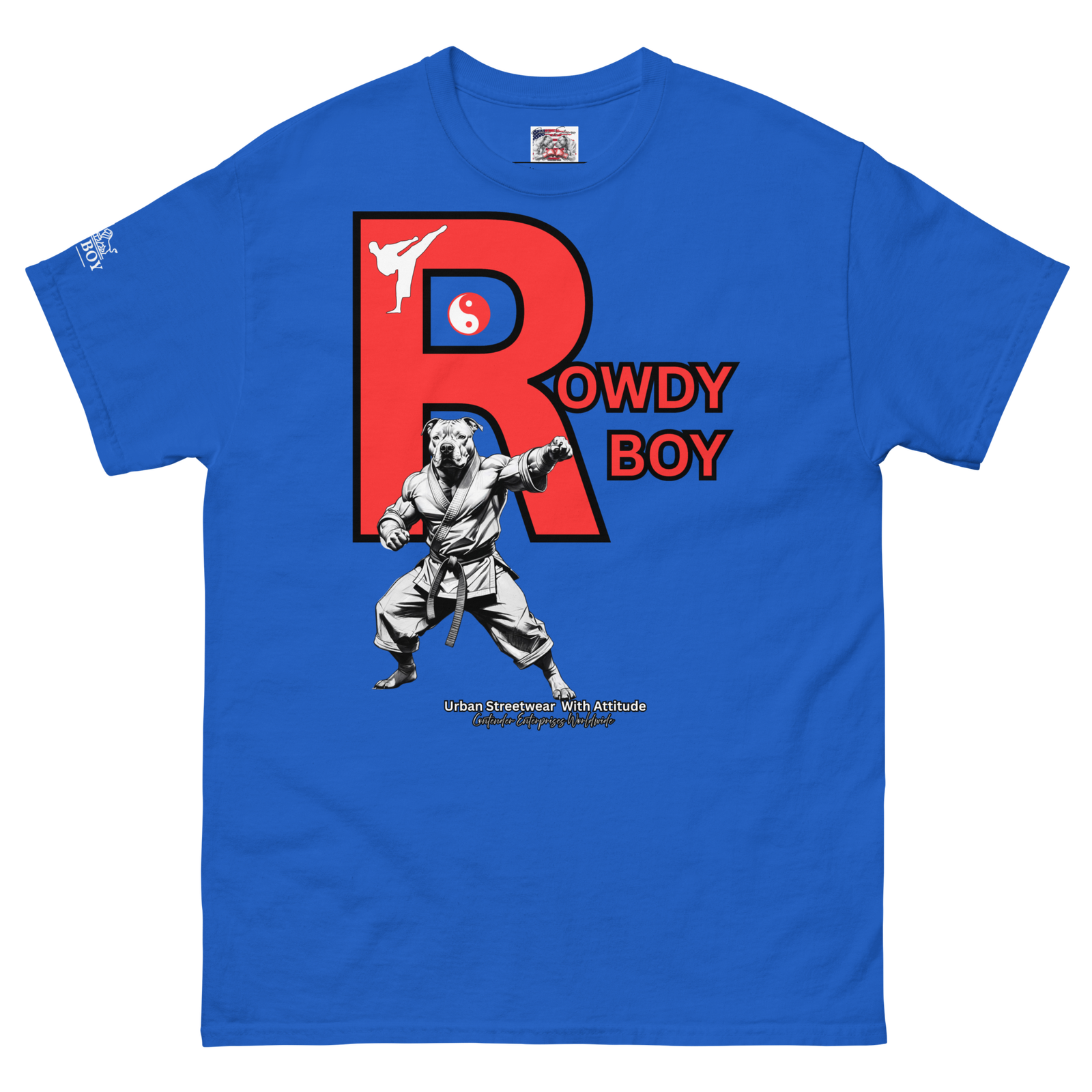 Rowdy Boy "Karate Pit Bull" Unisex Classic Tee