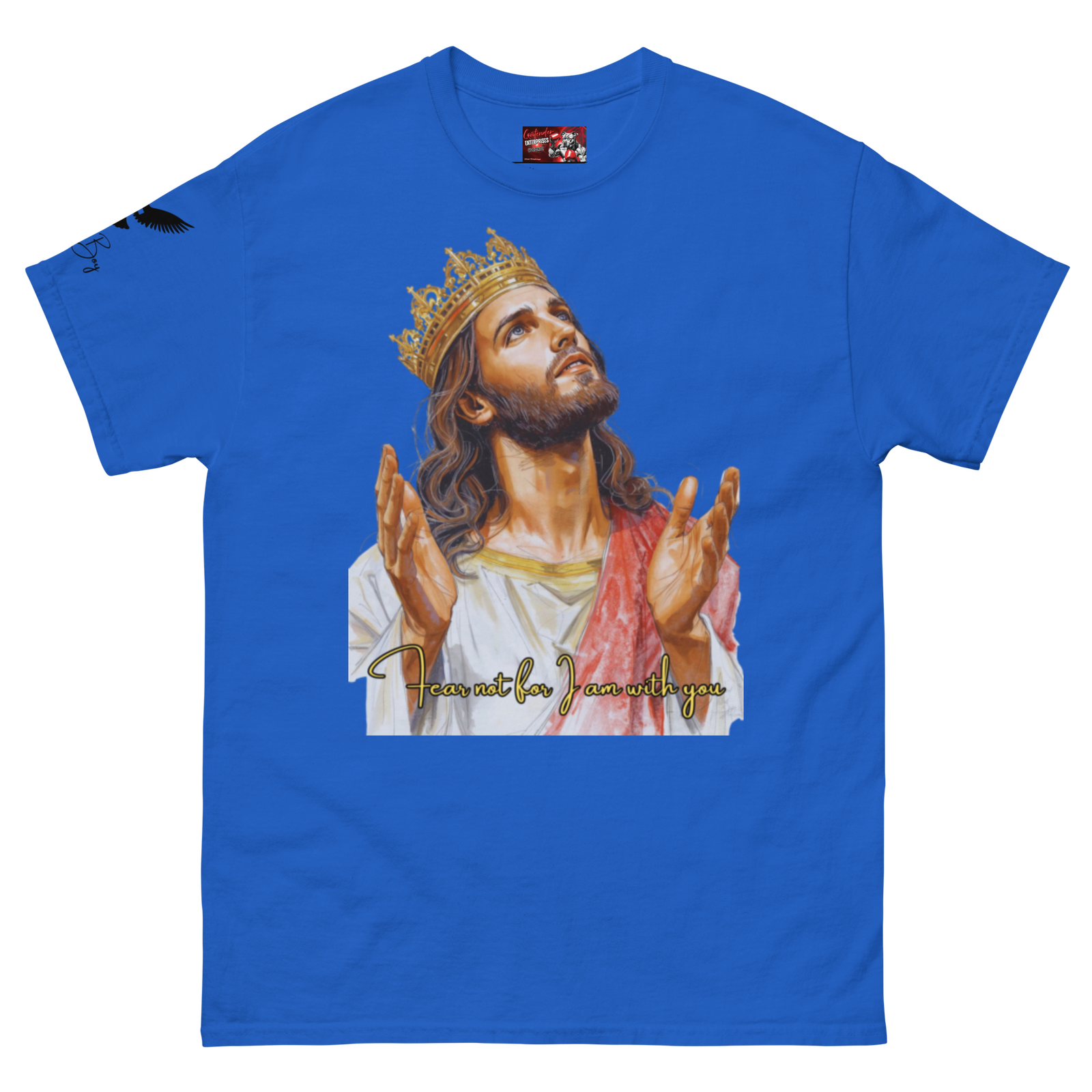 Rowdy Boy "Fear Not For I Am With You" (Jesus) Unisex Classic Tee - Image 208
