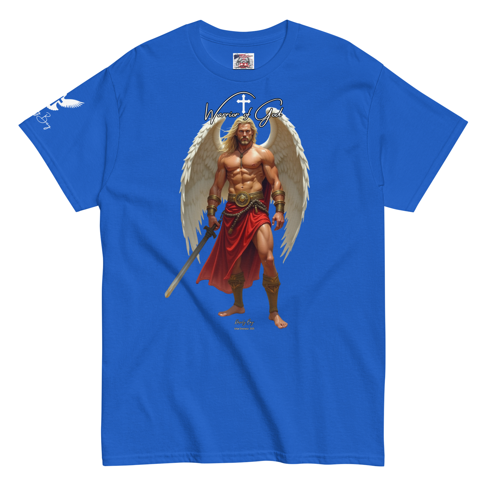 Rowdy Boy "Warrior Of God" #4 Unisex Classic Tee - Image 89