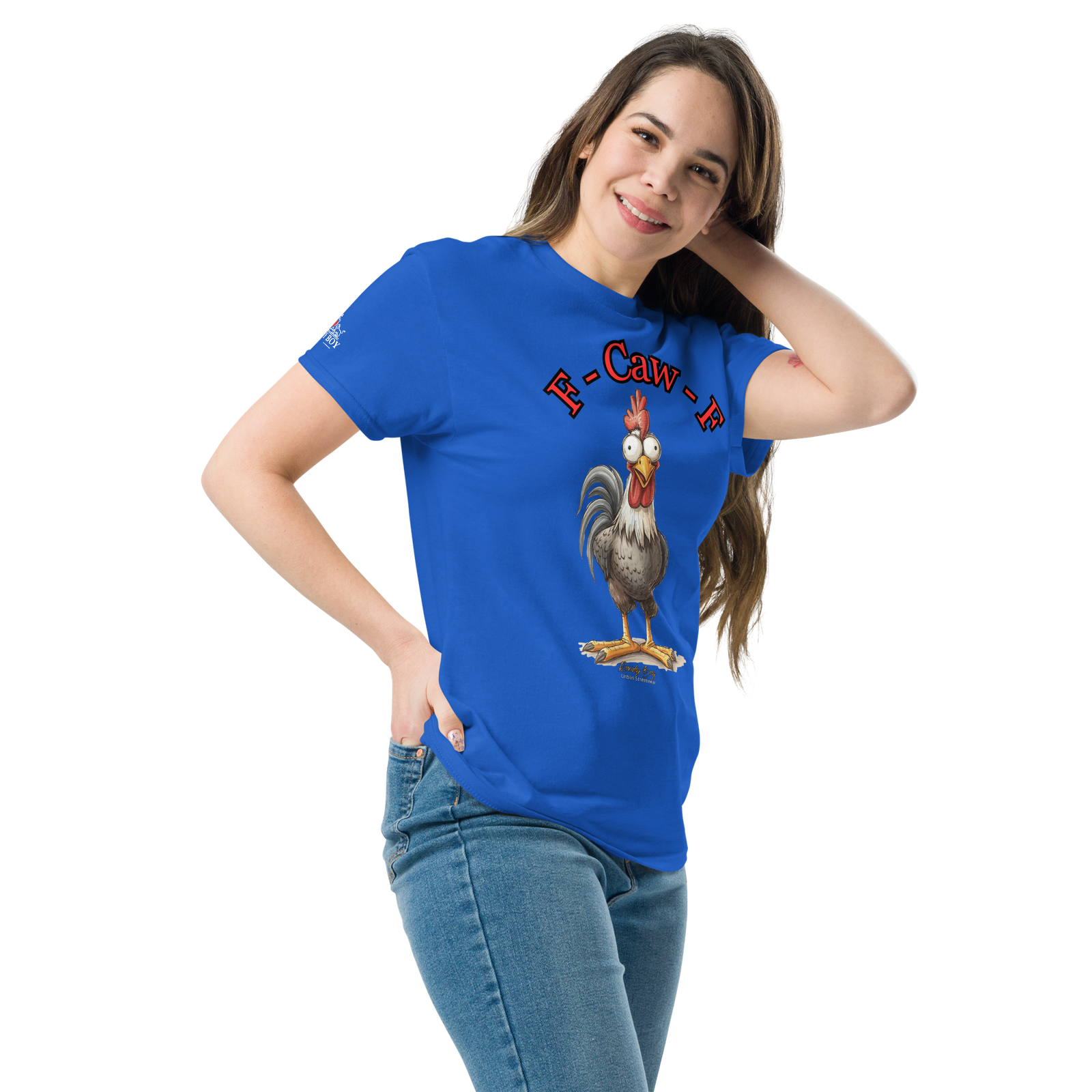 Rowdy Boy "F - Caw - F" (Fuck Off) Unisex Classic Tee - Image 60