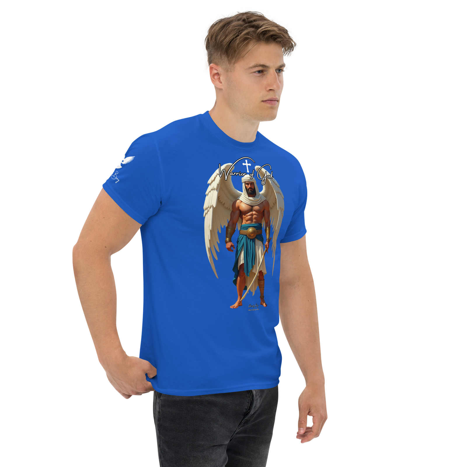 Rowdy Boy "Warrior Of God" #2 Unisex Classic Tee - Image 92