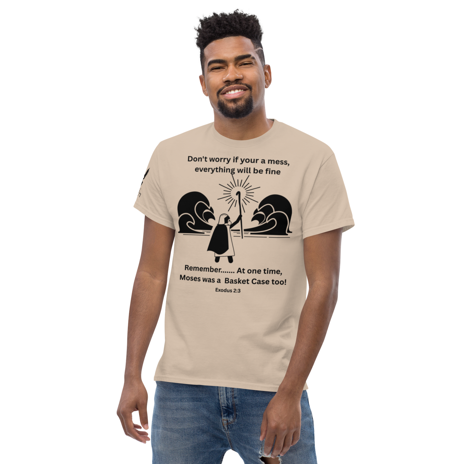 Rowdy Boy "Moses" (Basket Case) Unisex Classic Tee - Image 90