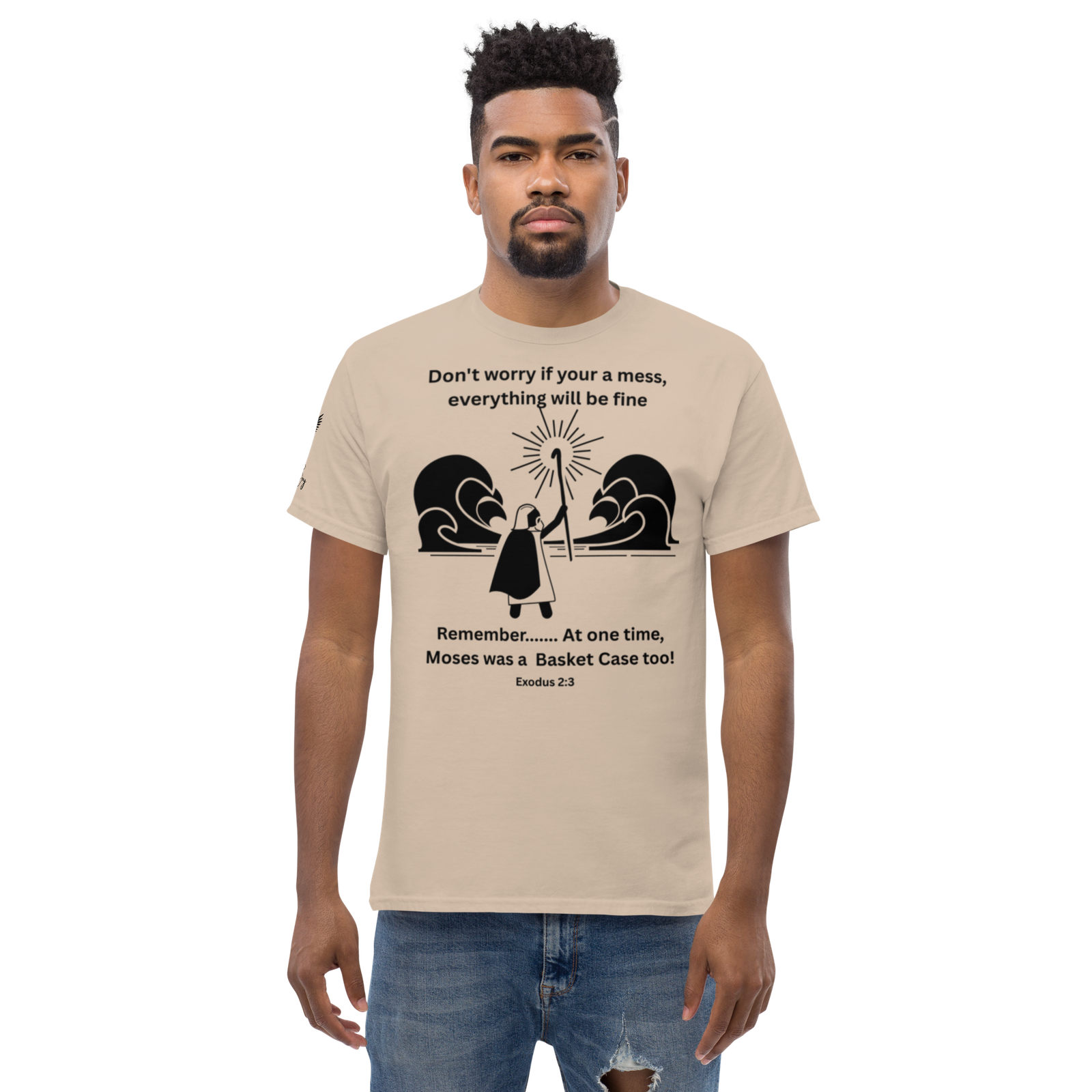 Rowdy Boy "Moses" (Basket Case) Unisex Classic Tee - Image 89