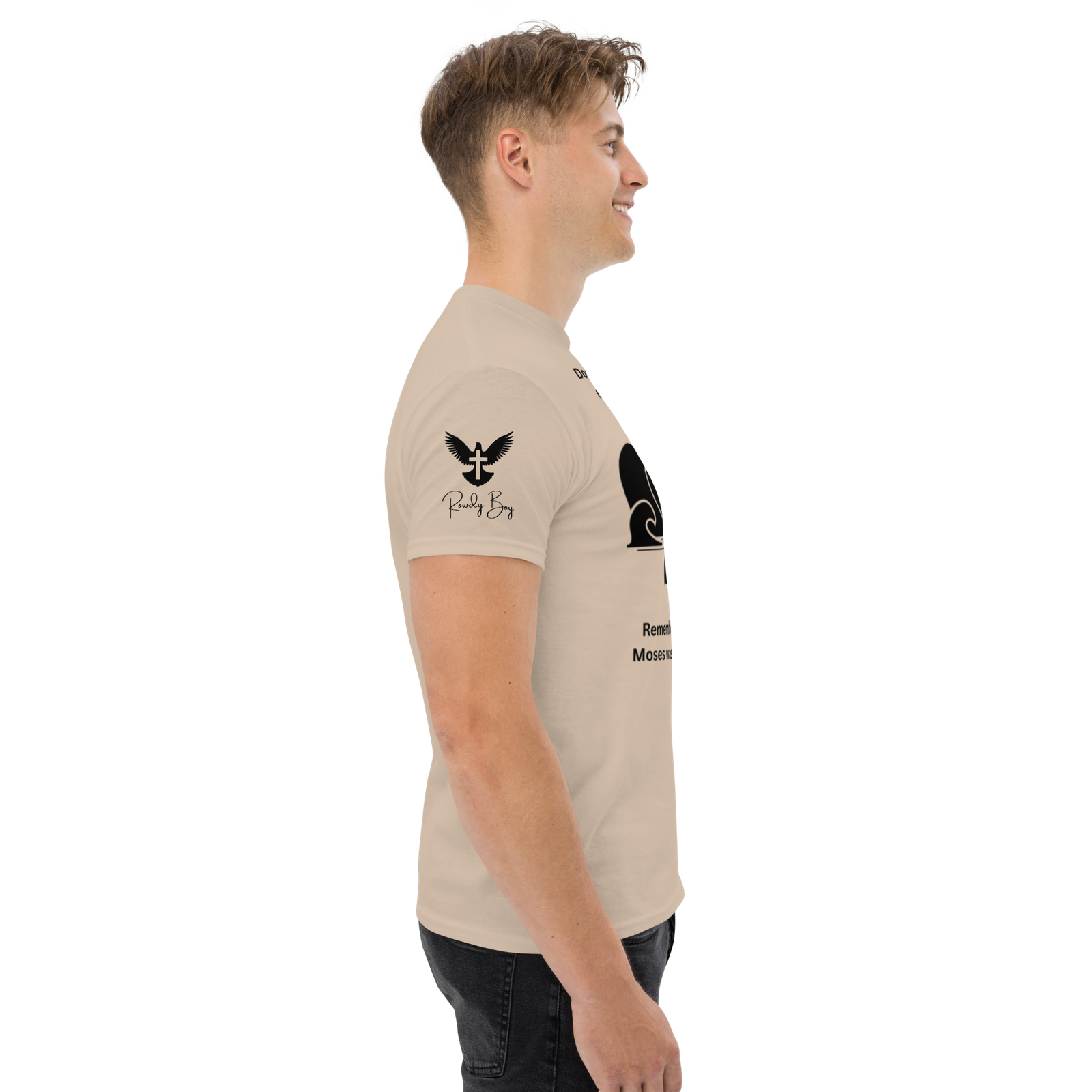 Rowdy Boy "Moses" (Basket Case) Unisex Classic Tee - Image 79