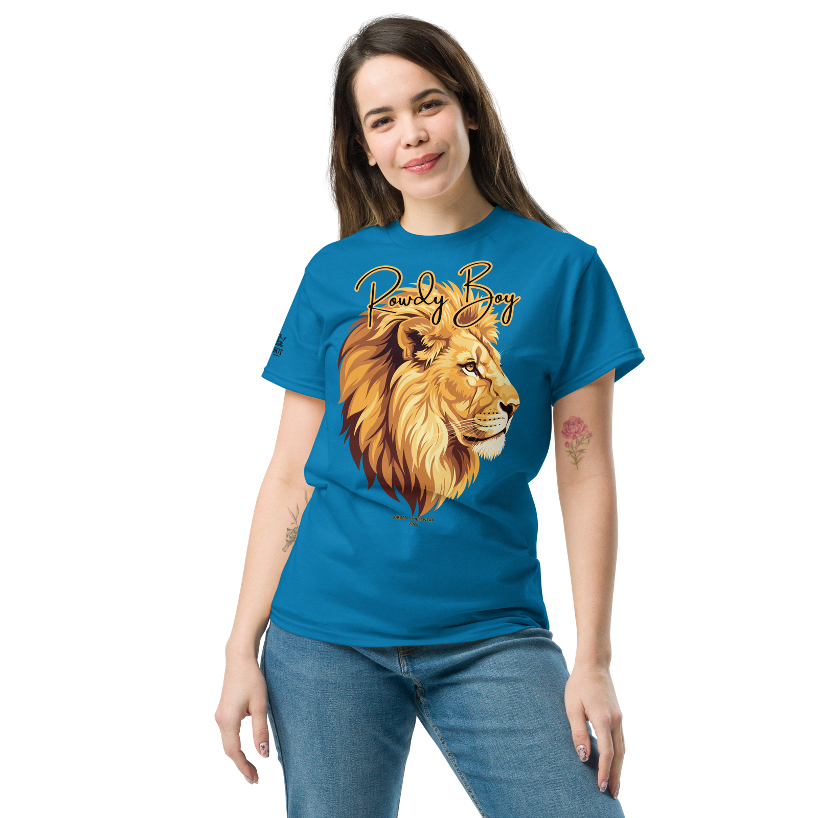 Rowdy Boy "Lion's Head" (Rowdy 4) Classic Tee - Image 55