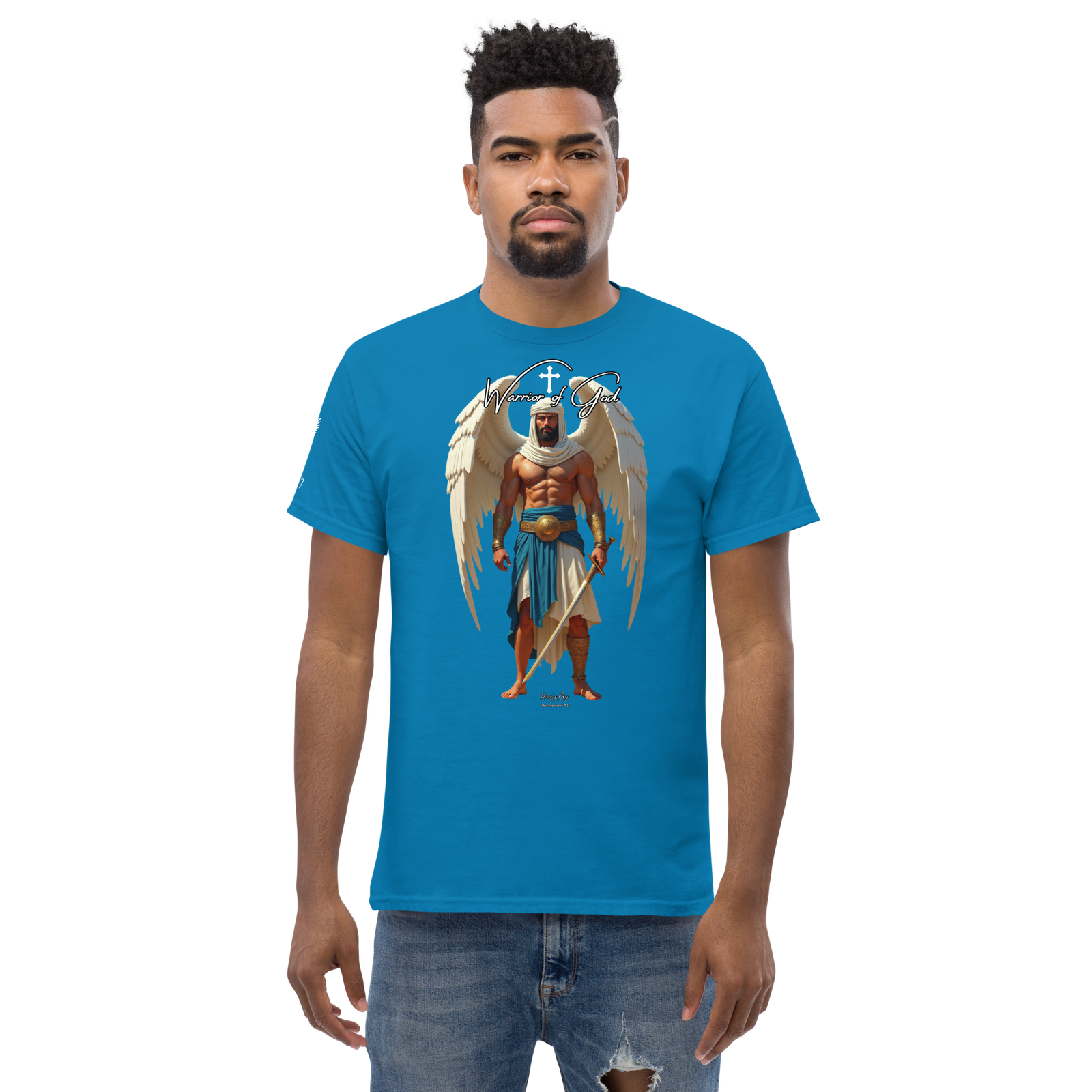 Rowdy Boy "Warrior Of God" #2 Unisex Classic Tee - Image 130
