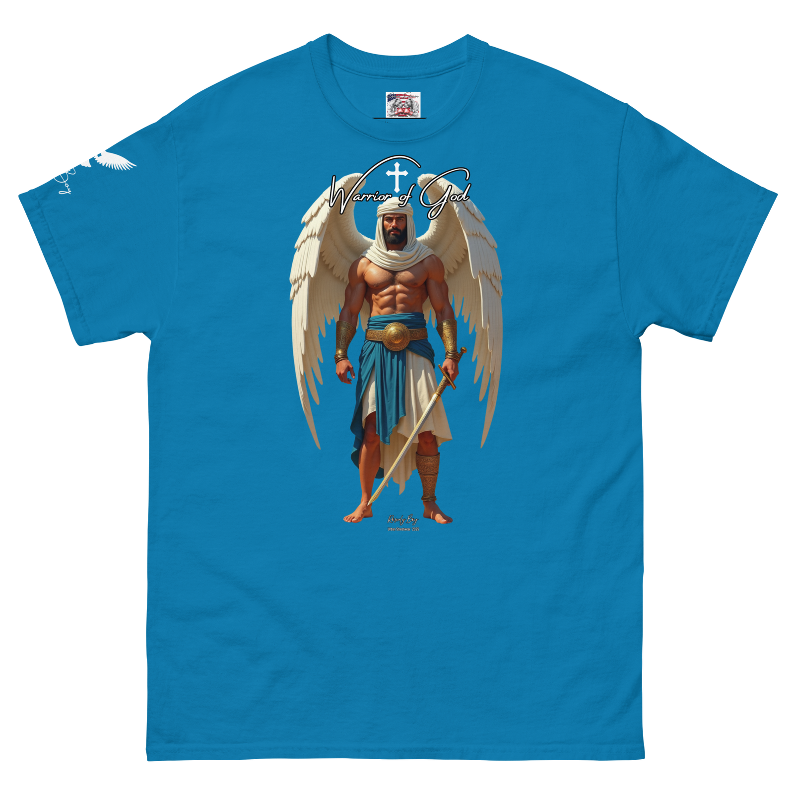 Rowdy Boy "Warrior Of God" #2 Unisex Classic Tee - Image 215