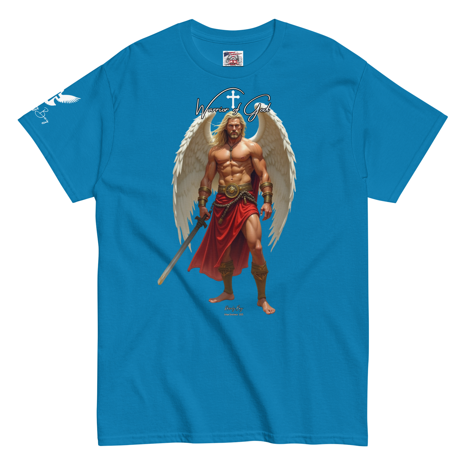 Rowdy Boy "Warrior Of God" #4 Unisex Classic Tee - Image 121