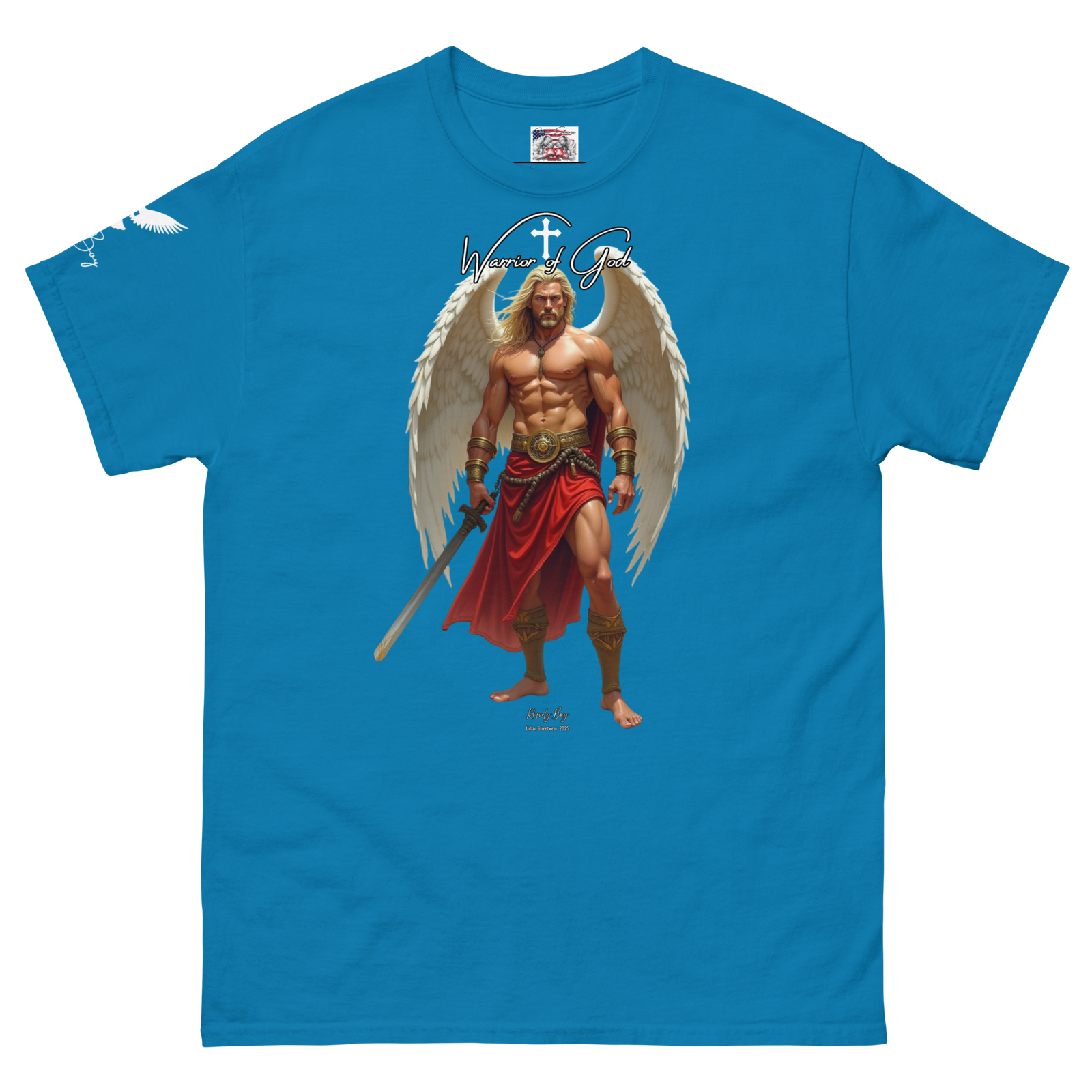 Rowdy Boy "Warrior Of God" #4 Unisex Classic Tee - Image 216