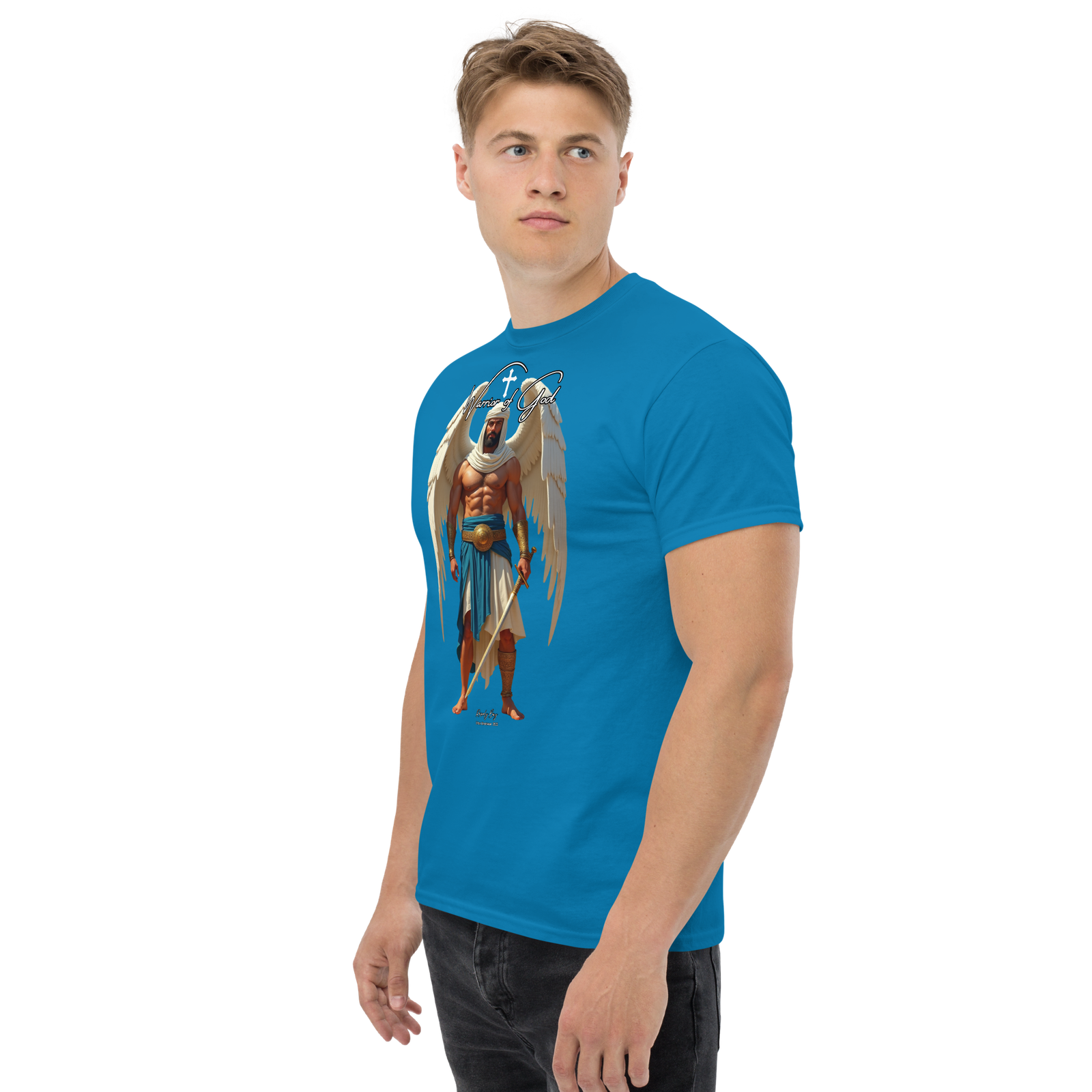 Rowdy Boy "Warrior Of God" #2 Unisex Classic Tee - Image 123