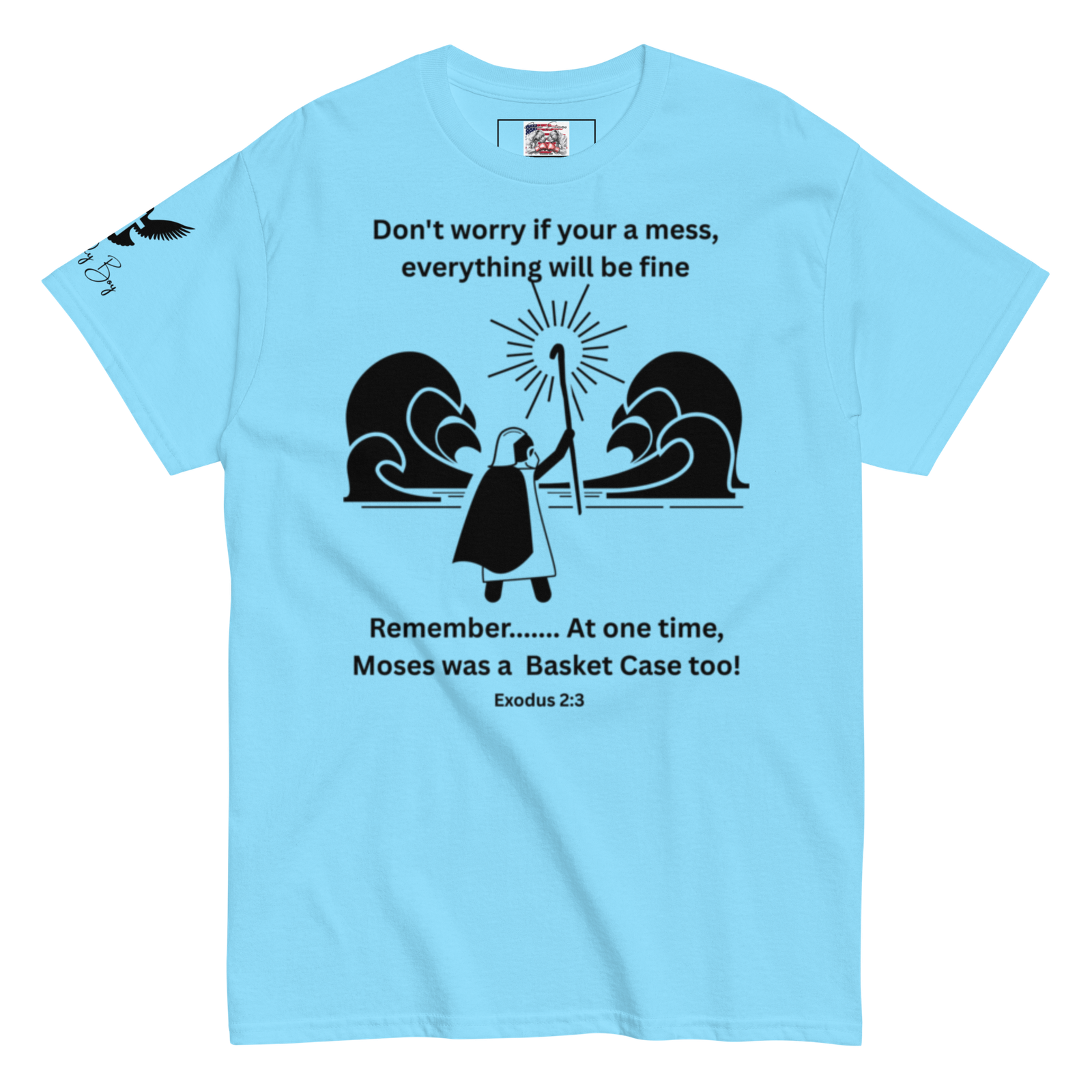 Rowdy Boy "Moses" (Basket Case) Unisex Classic Tee - Image 123