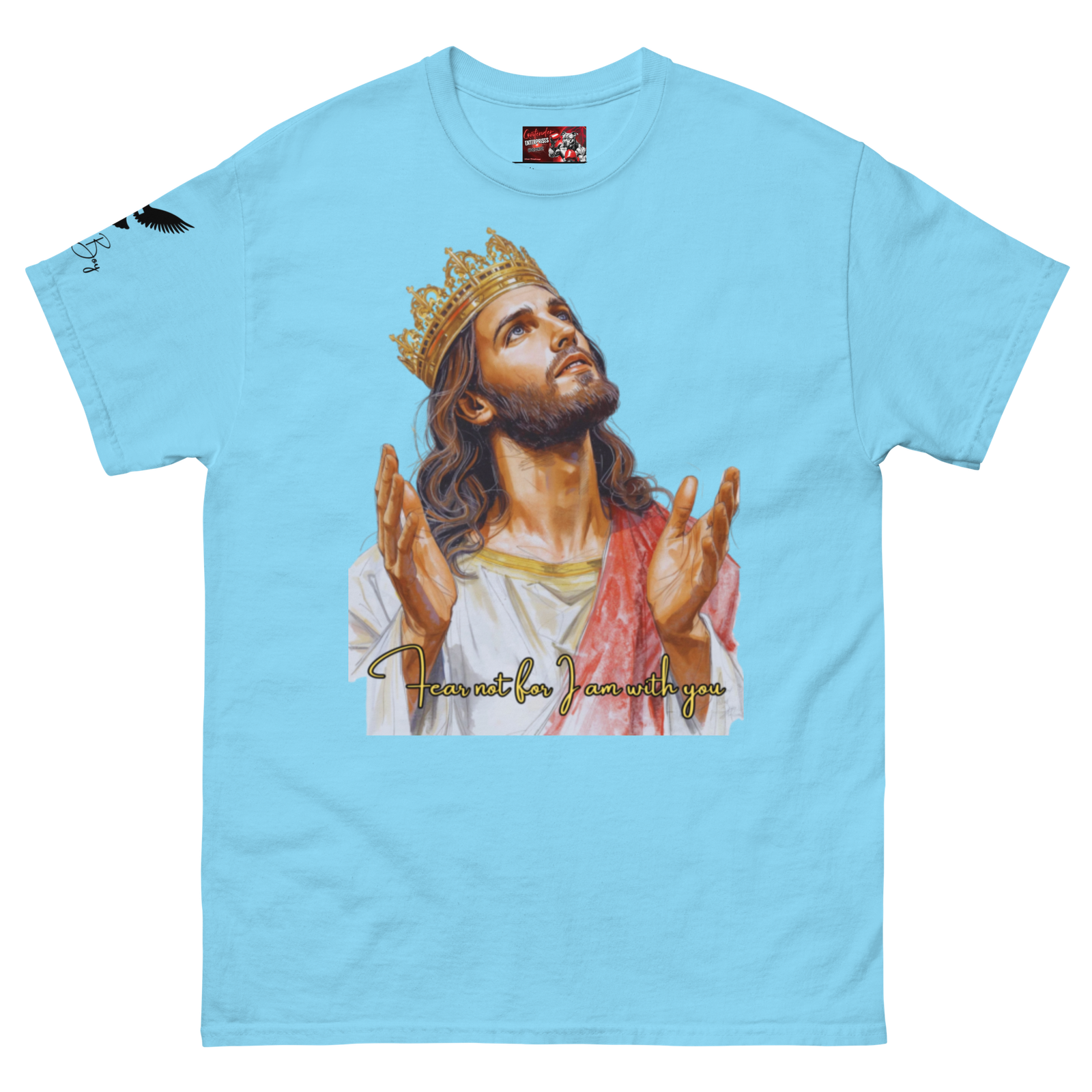 Rowdy Boy "Fear Not For I Am With You" (Jesus) Unisex Classic Tee - Image 219