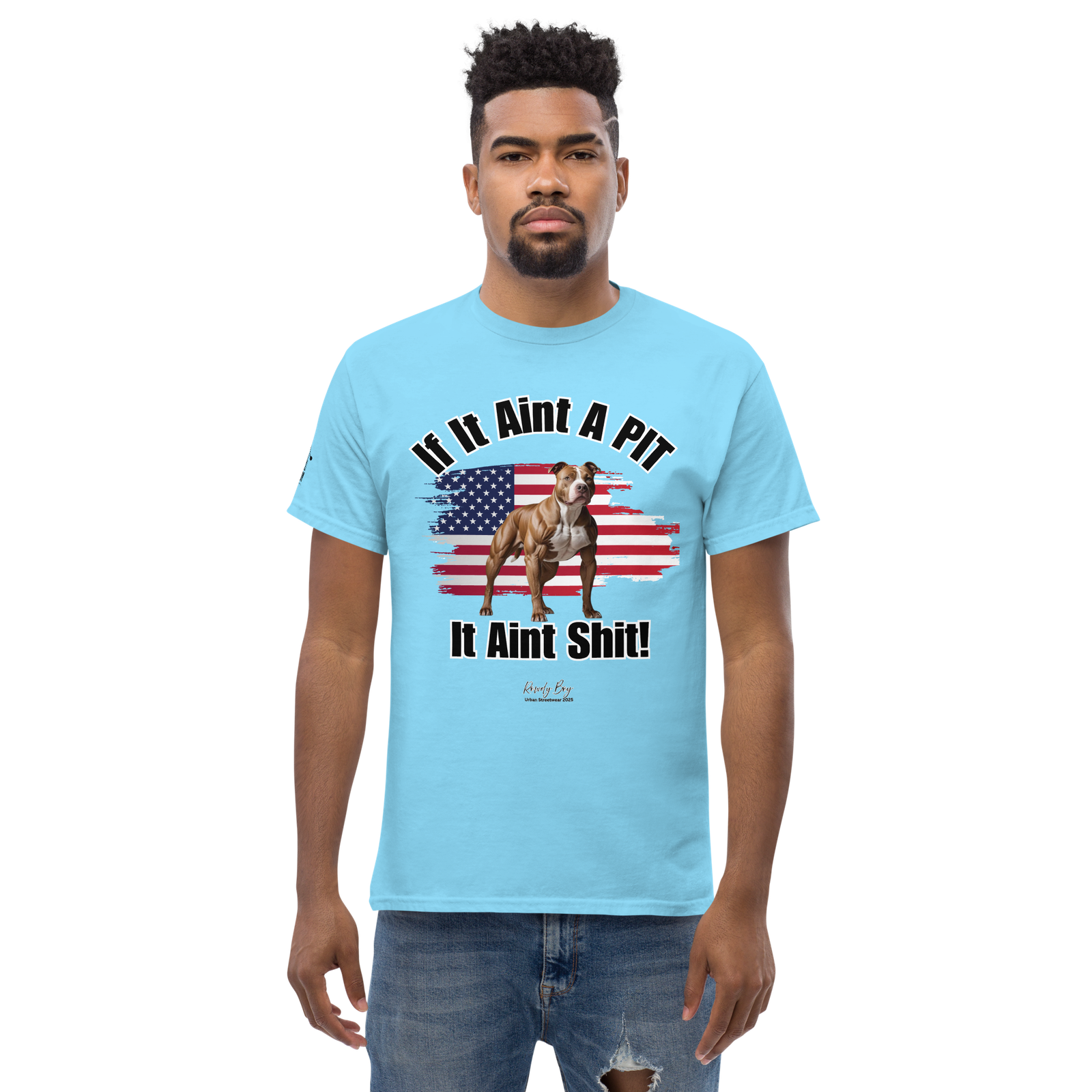 Rowdy Boy If It Aint A PIT, It Aint Shit!!!!" (2/B) Unisex Classic Tee - Image 152