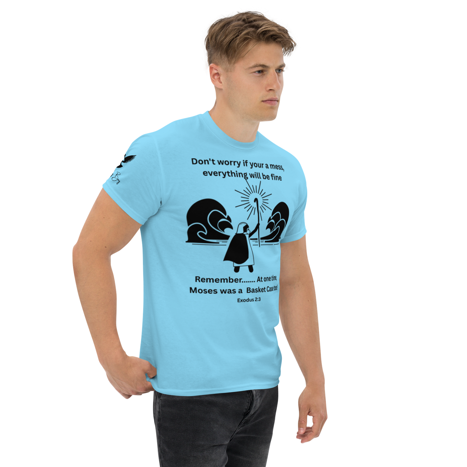 Rowdy Boy "Moses" (Basket Case) Unisex Classic Tee - Image 115