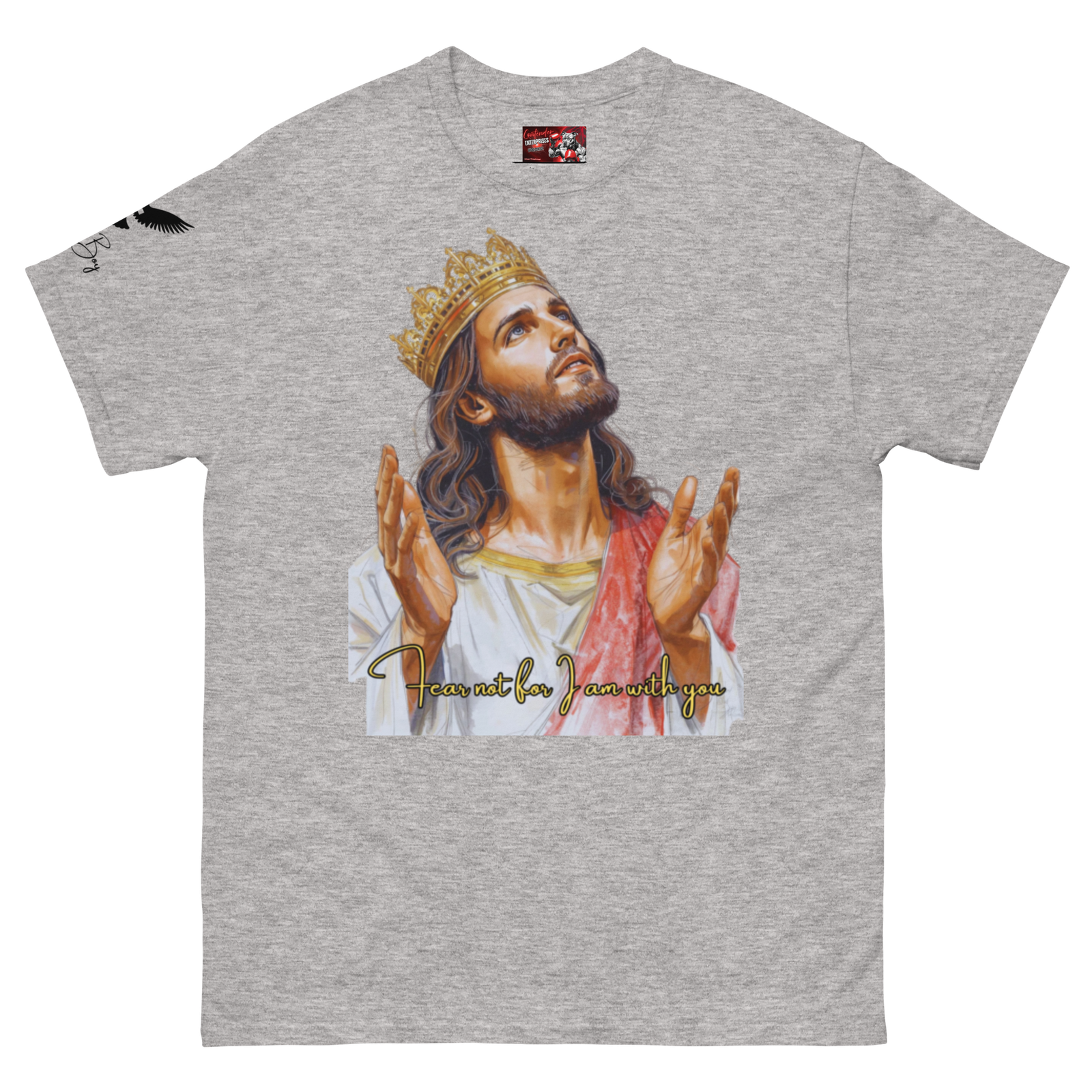 Rowdy Boy "Fear Not For I Am With You" (Jesus) Unisex Classic Tee - Image 216