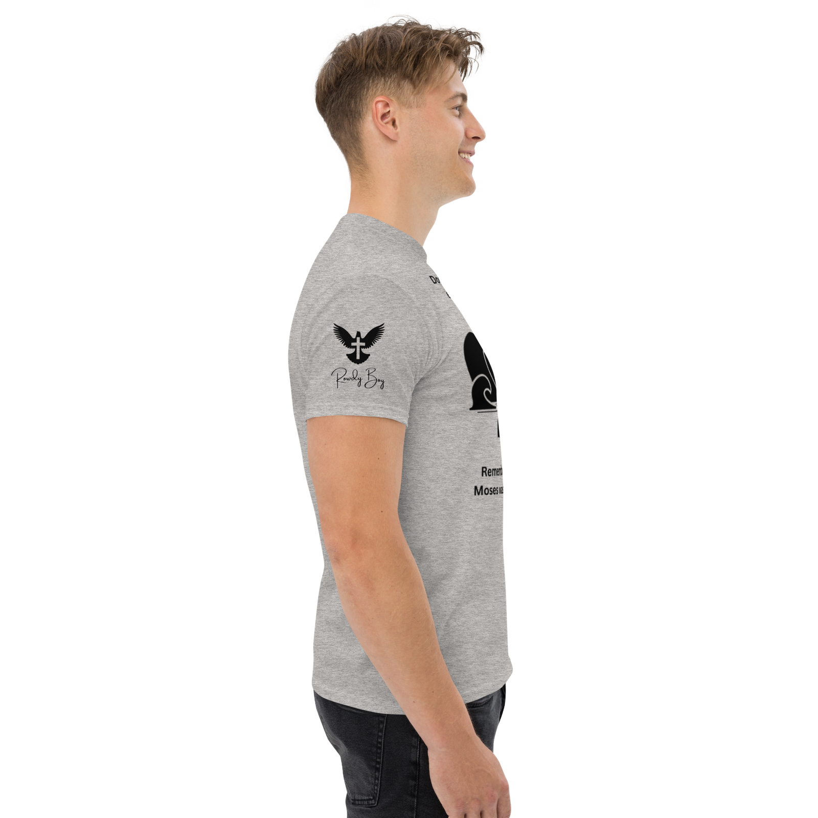 Rowdy Boy "Moses" (Basket Case) Unisex Classic Tee - Image 66