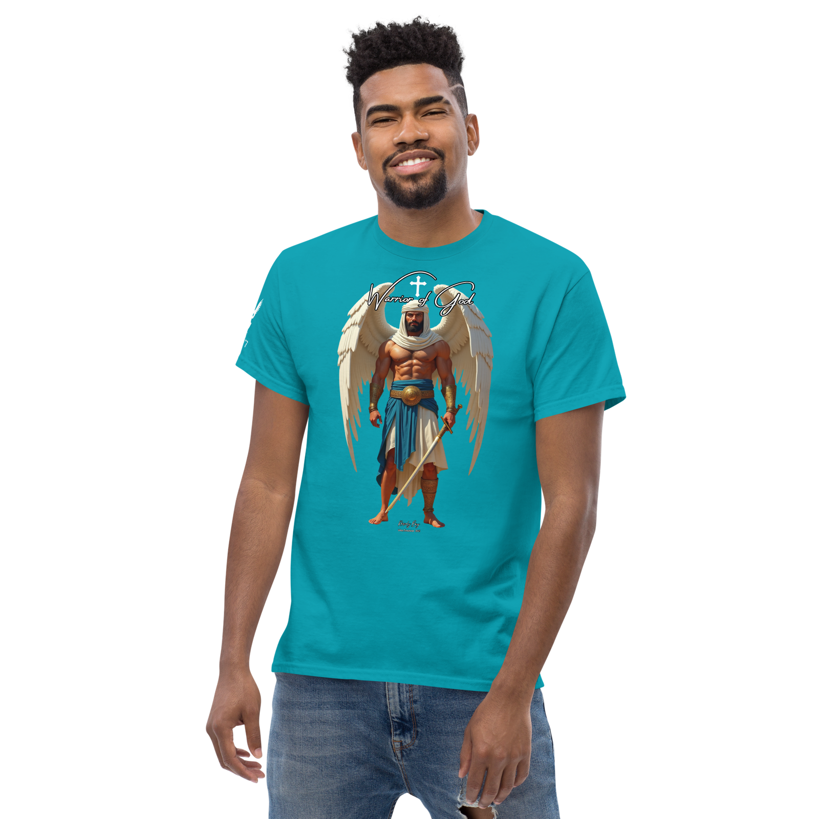 Rowdy Boy "Warrior Of God" #2 Unisex Classic Tee - Image 177