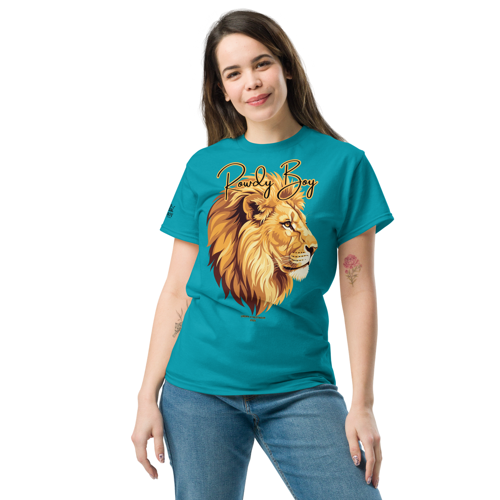 Rowdy Boy "Lion's Head" (Rowdy 4) Classic Tee - Image 122