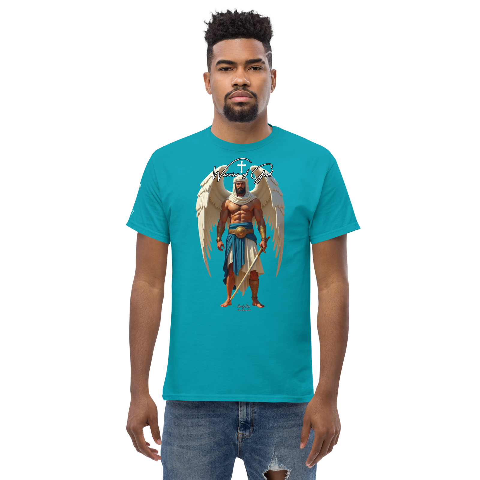 Rowdy Boy "Warrior Of God" #2 Unisex Classic Tee - Image 181