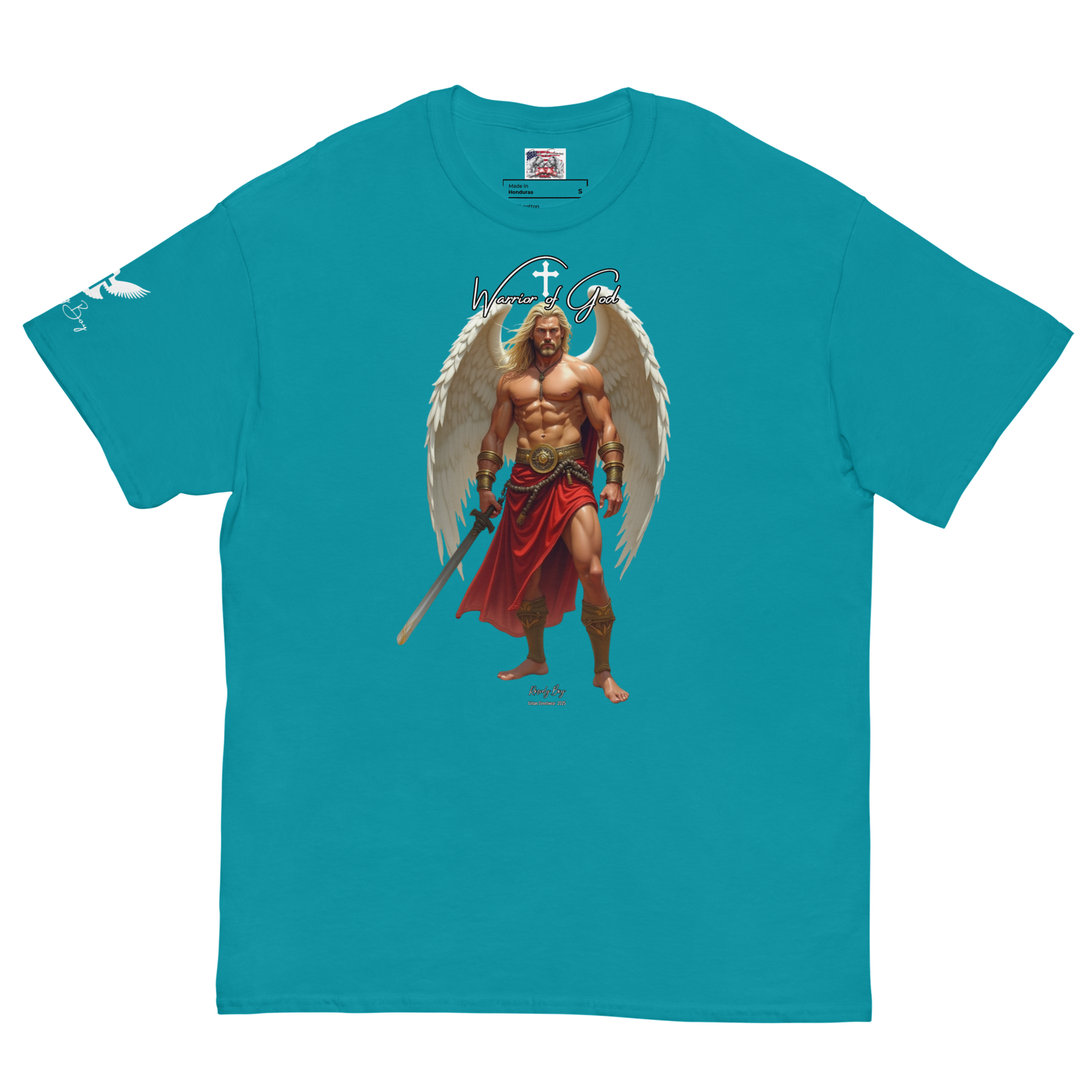 Rowdy Boy "Warrior Of God" #4 Unisex Classic Tee - Image 172
