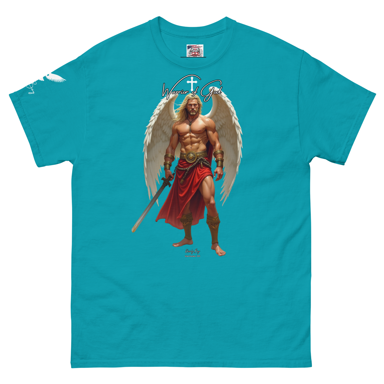 Rowdy Boy "Warrior Of God" #4 Unisex Classic Tee - Image 220