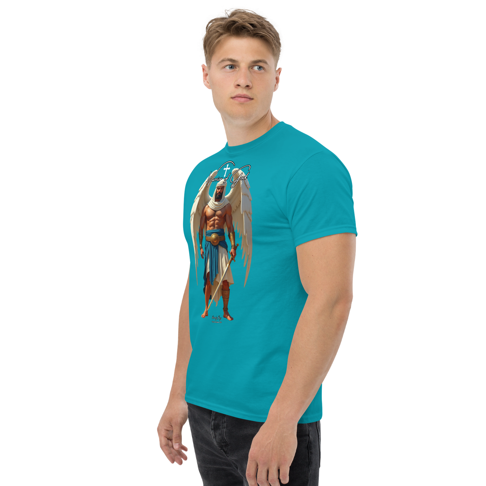 Rowdy Boy "Warrior Of God" #2 Unisex Classic Tee - Image 173