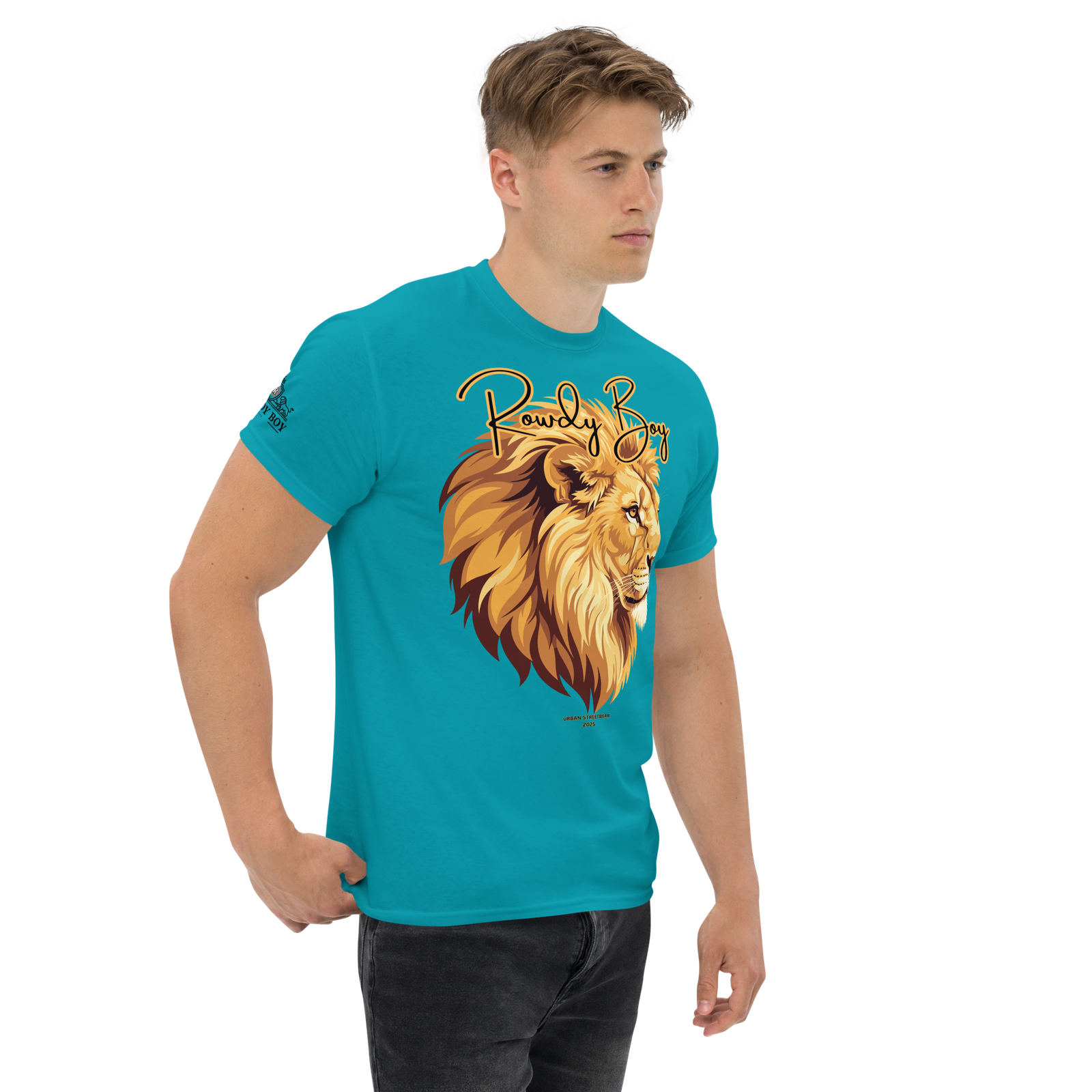 Rowdy Boy "Lion's Head" (Rowdy 4) Classic Tee - Image 125