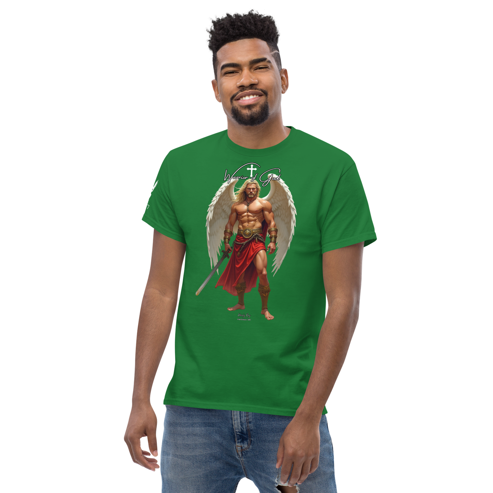 Rowdy Boy "Warrior Of God" #4 Unisex Classic Tee - Image 114