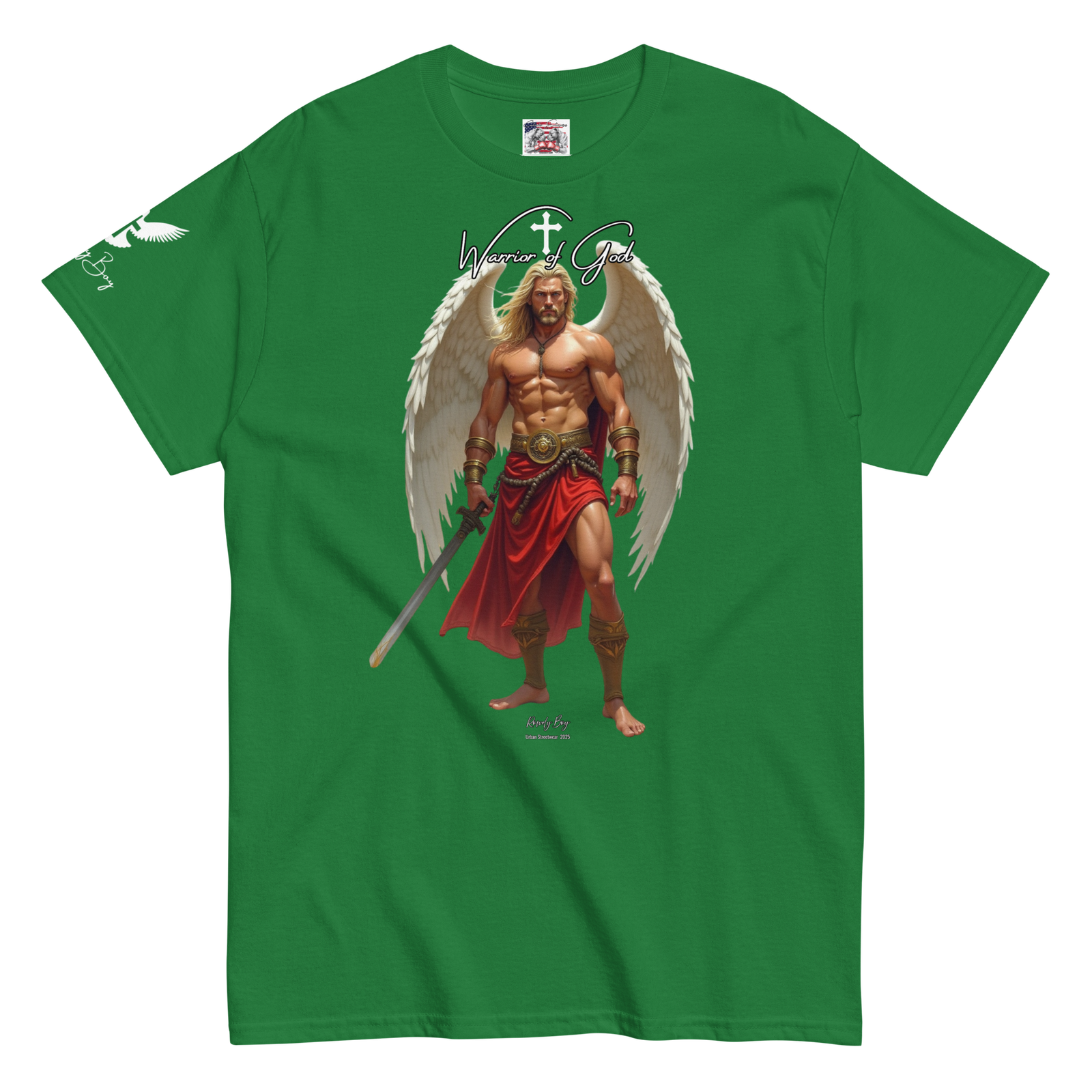 Rowdy Boy "Warrior Of God" #4 Unisex Classic Tee - Image 109