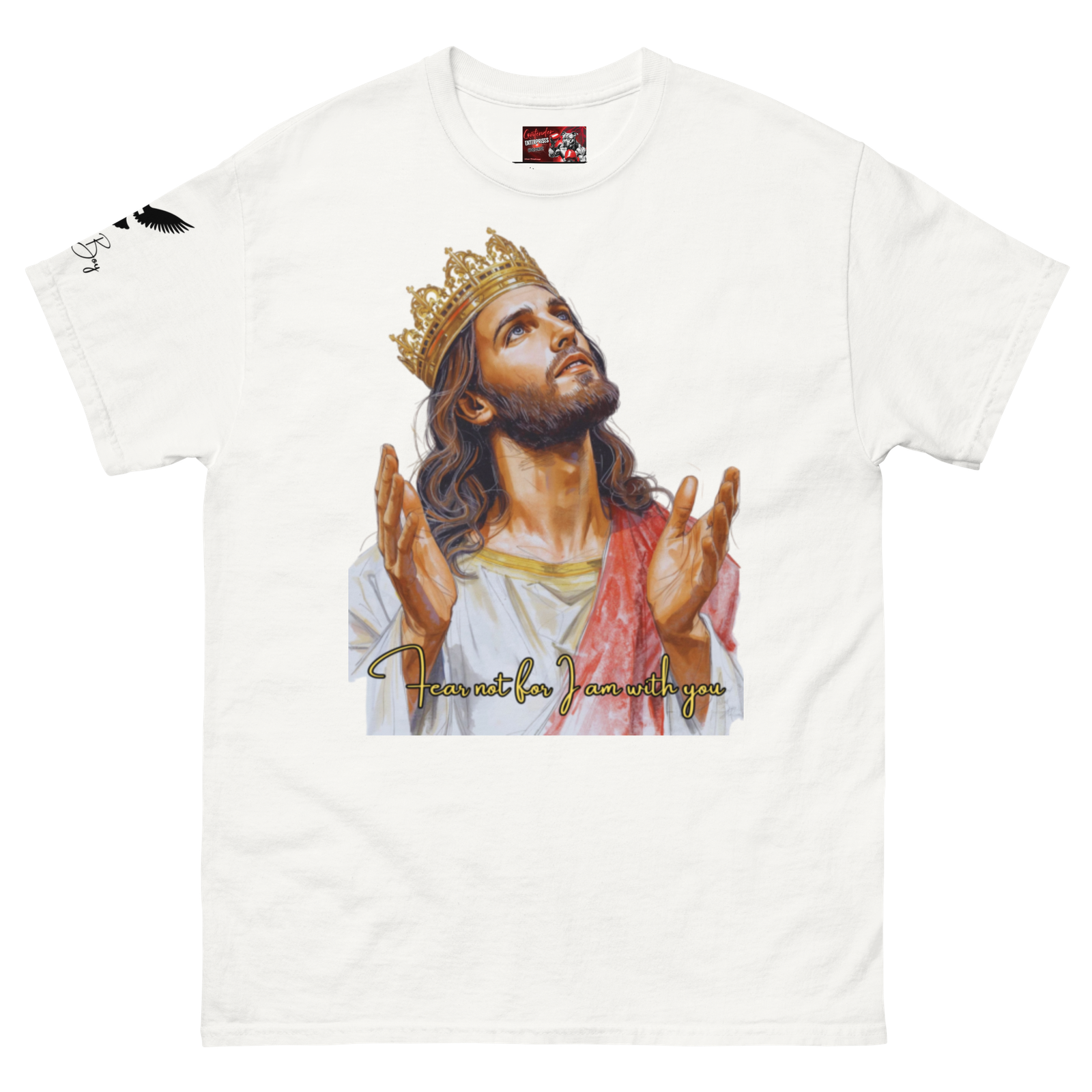 Rowdy Boy "Fear Not For I Am With You" (Jesus) Unisex Classic Tee - Image 222