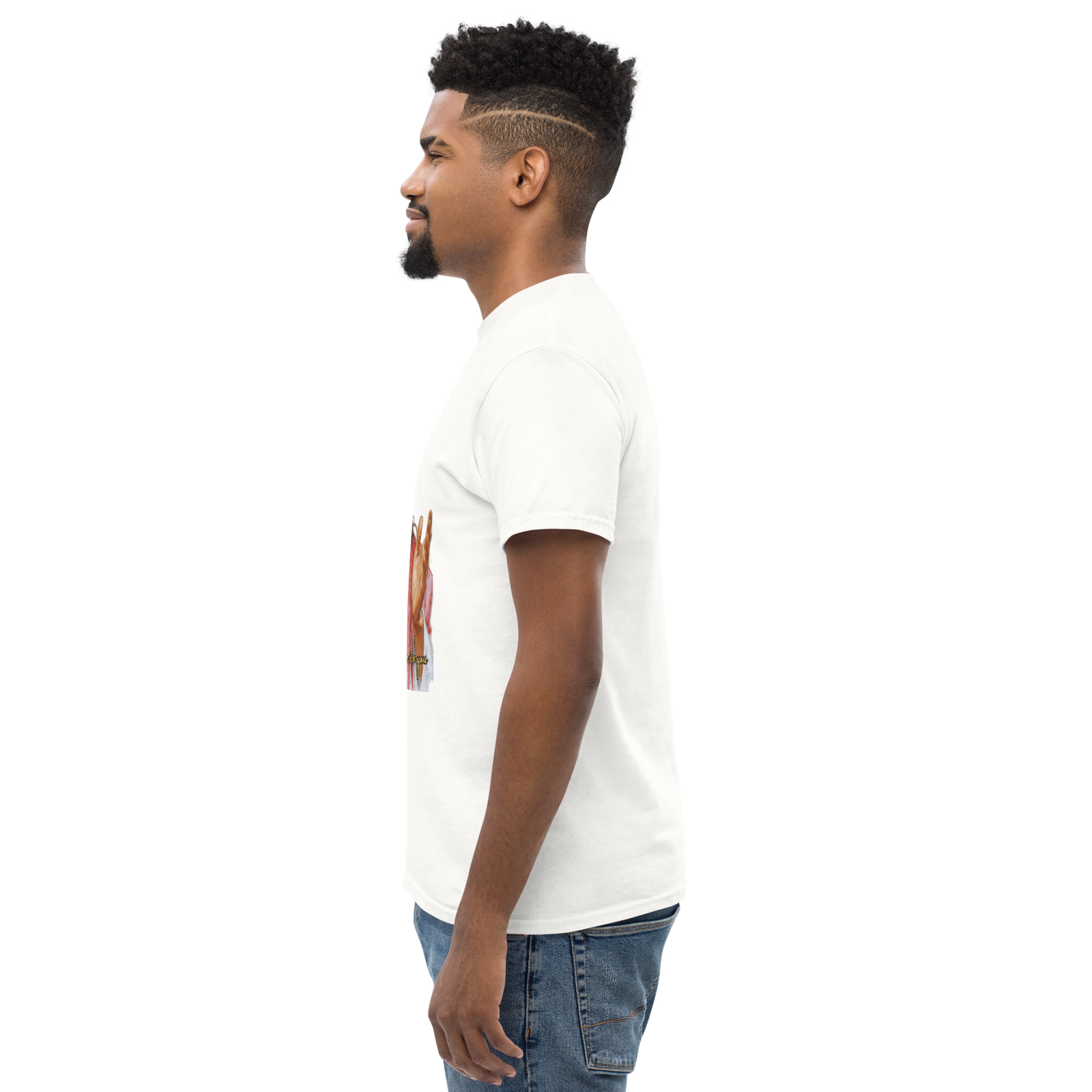 Rowdy Boy "Fear Not For I Am With You" (Jesus) Unisex Classic Tee - Image 202