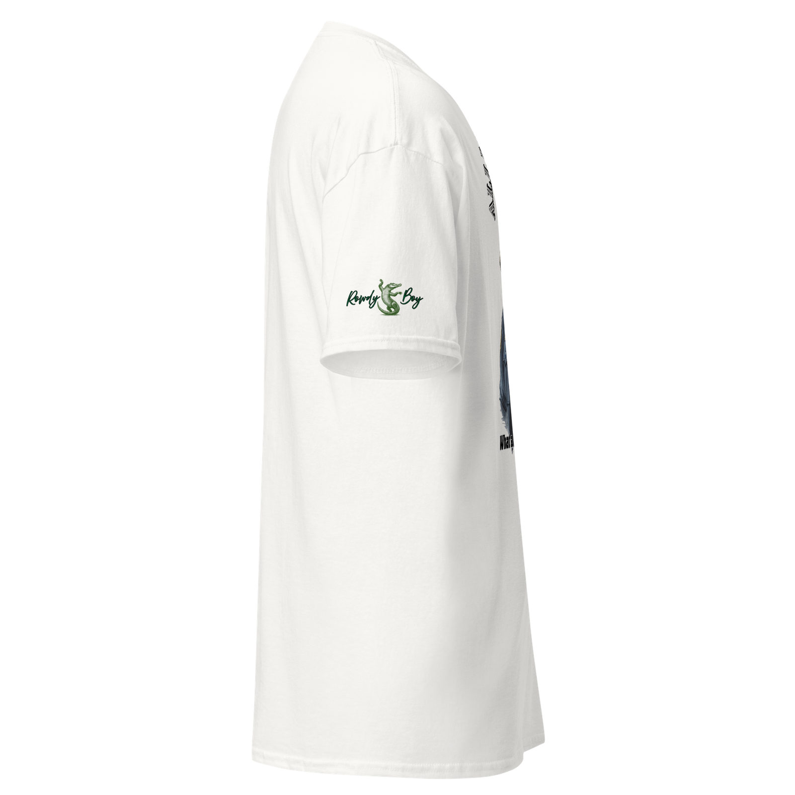 Rowdy Boy "Alligateor Alcatraz???" (What A Great Fuckin Idea!) Unisex Classic Tee - Image 191