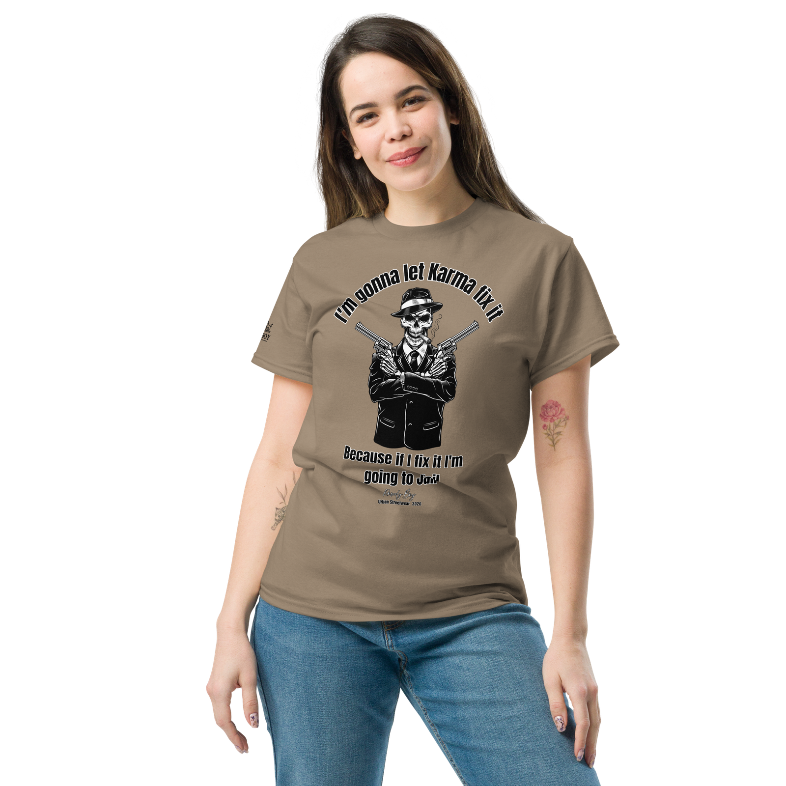 Rowdy Boy "Karma" Unisex Classic Tee - Image 99