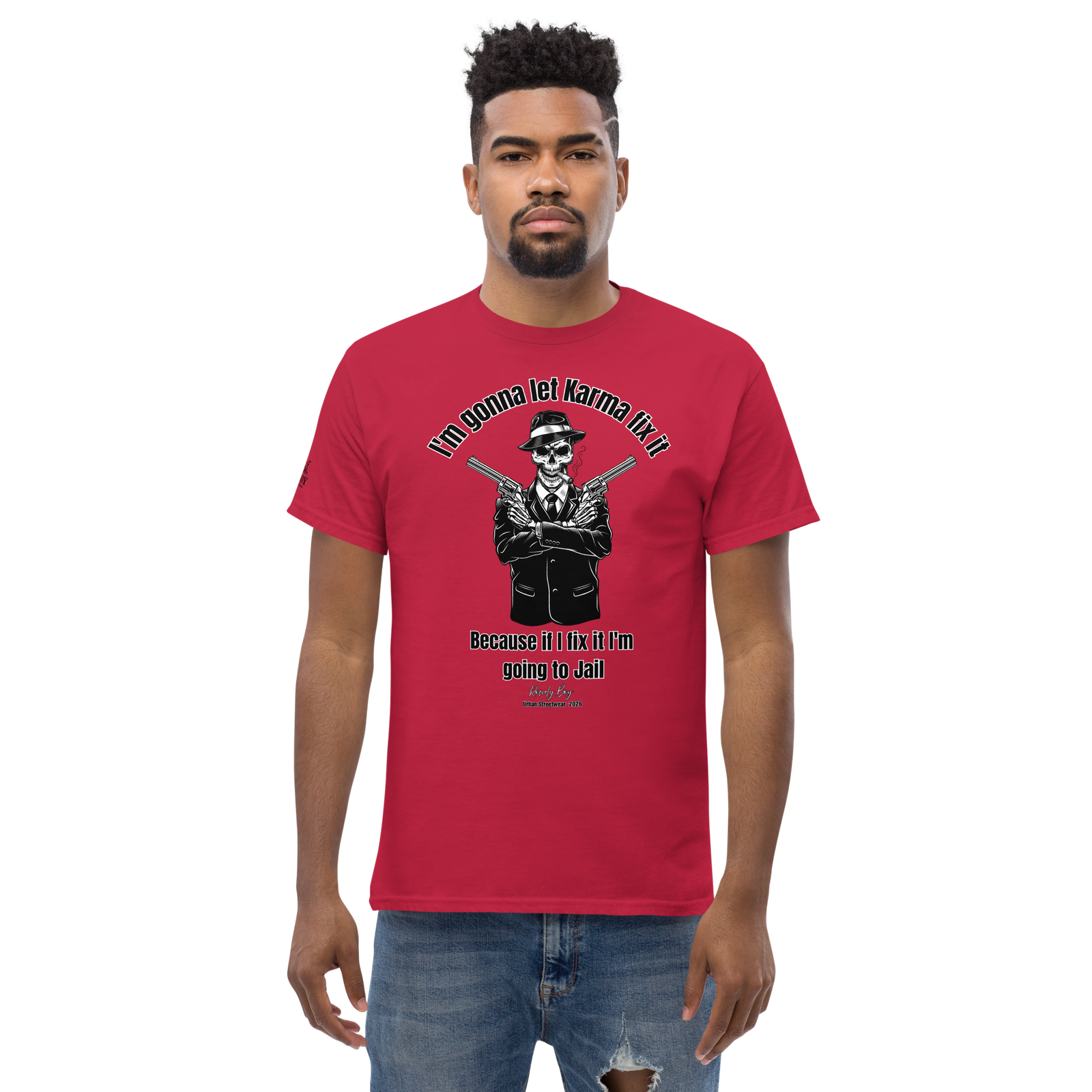 Rowdy Boy "Karma" Unisex Classic Tee - Image 13