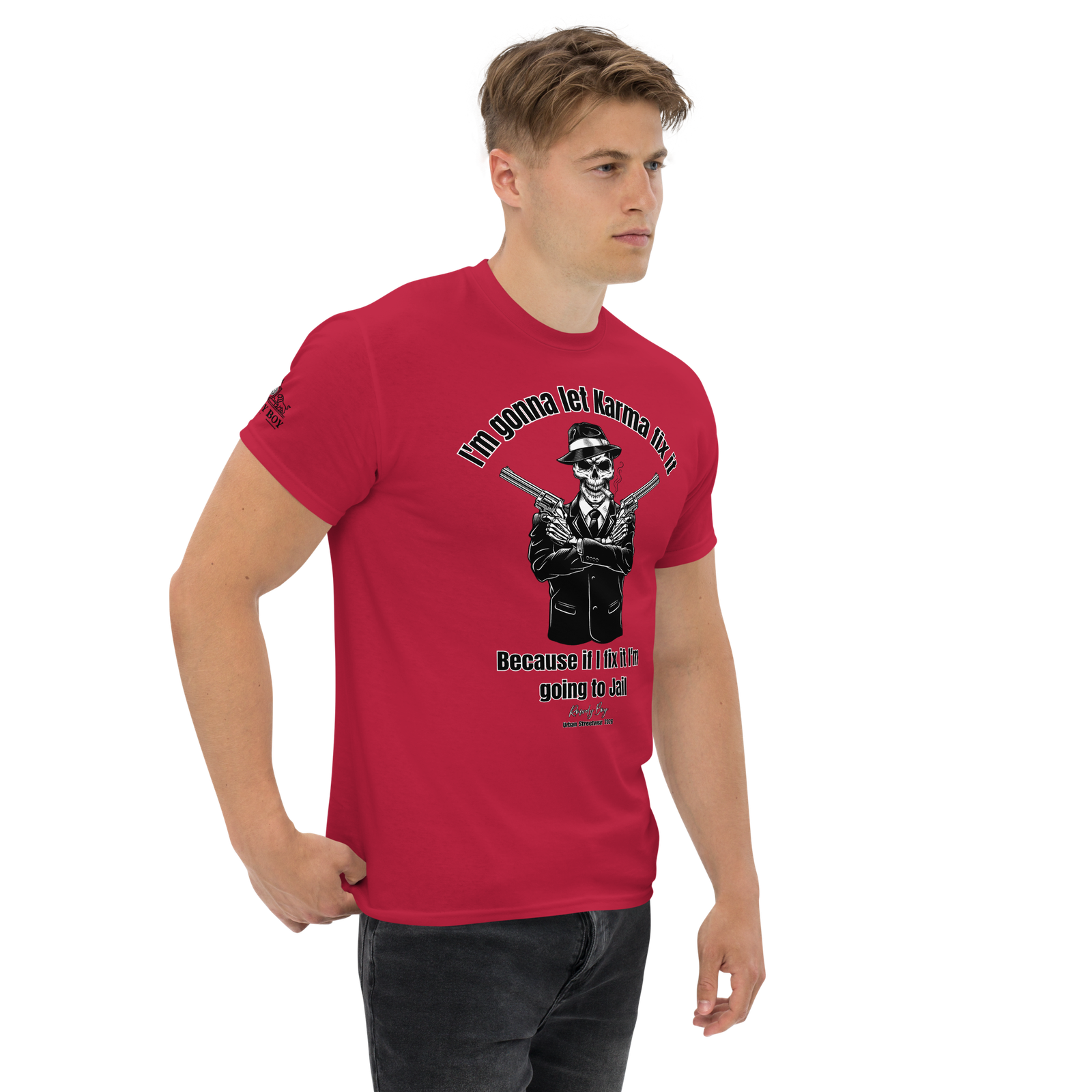 Rowdy Boy "Karma" Unisex Classic Tee - Image 2