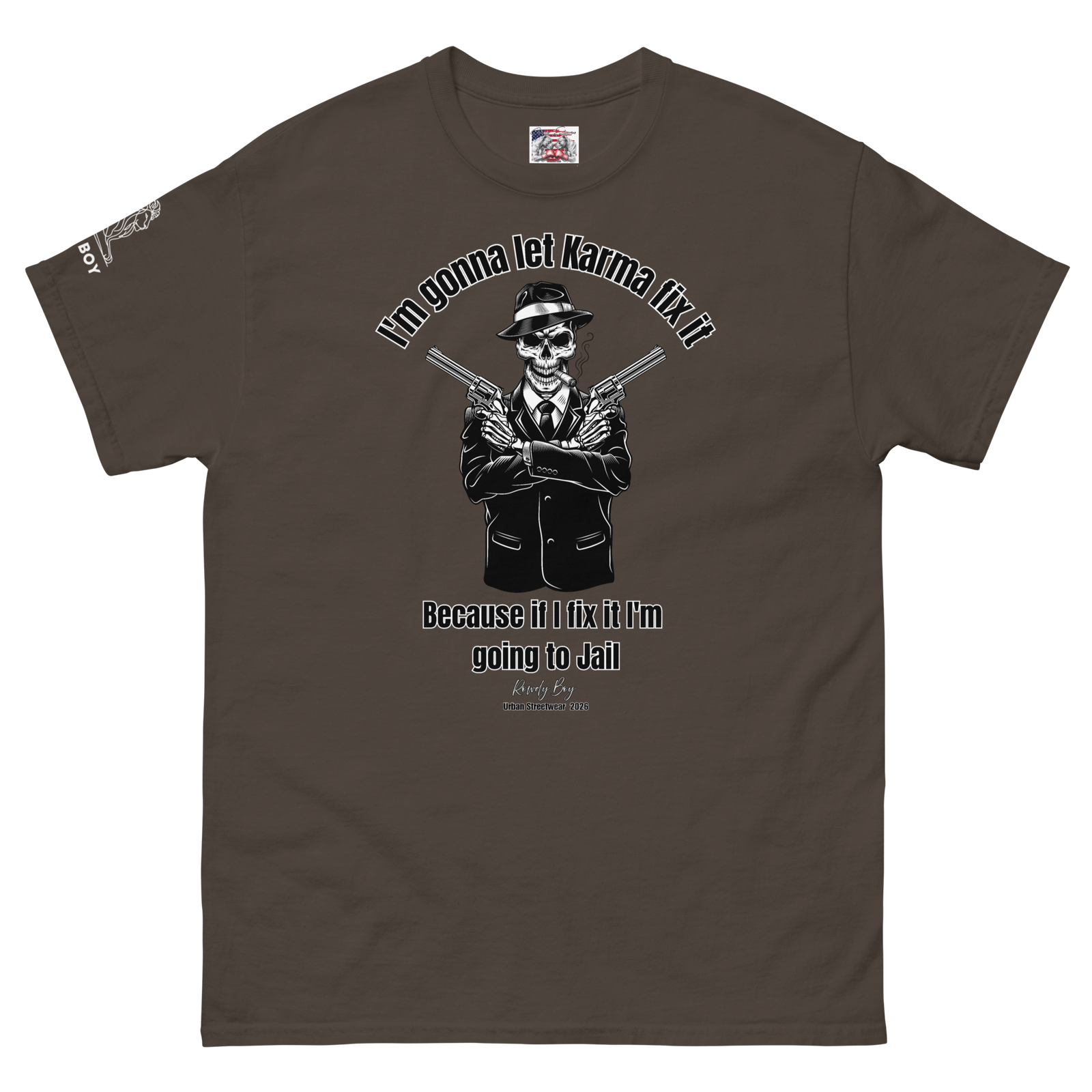 Rowdy Boy "Karma" (B) Unisex Classic Tee - Image 137