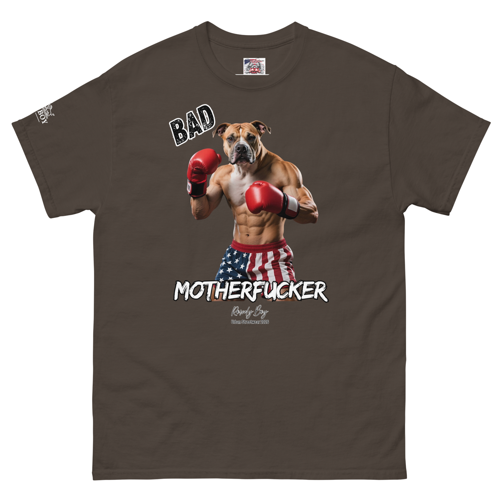 Rowdy Boy "Pit Bull Bad Motherfucker" Unisex Classic Tee