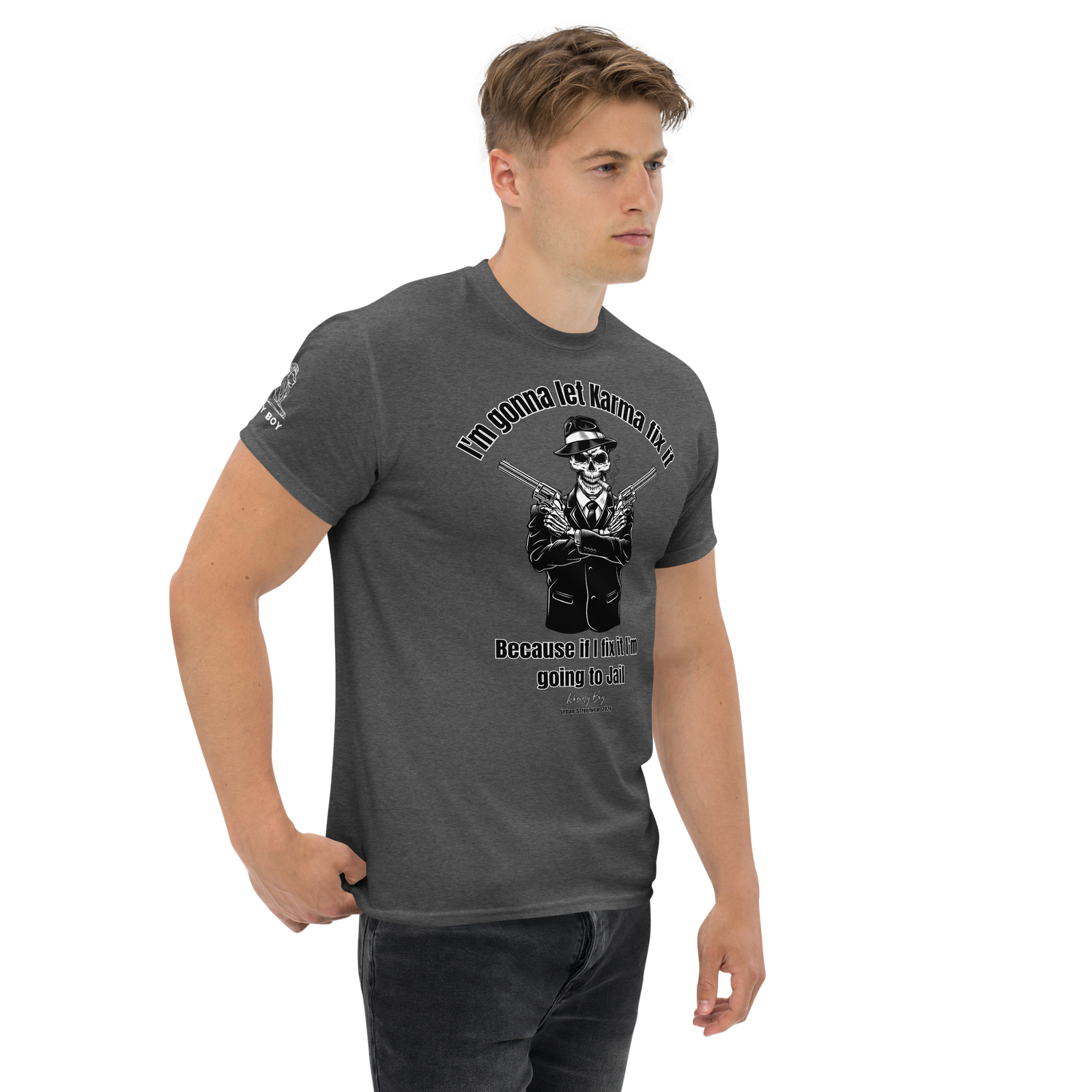 Rowdy Boy "Karma" (B) Unisex Classic Tee - Image 106