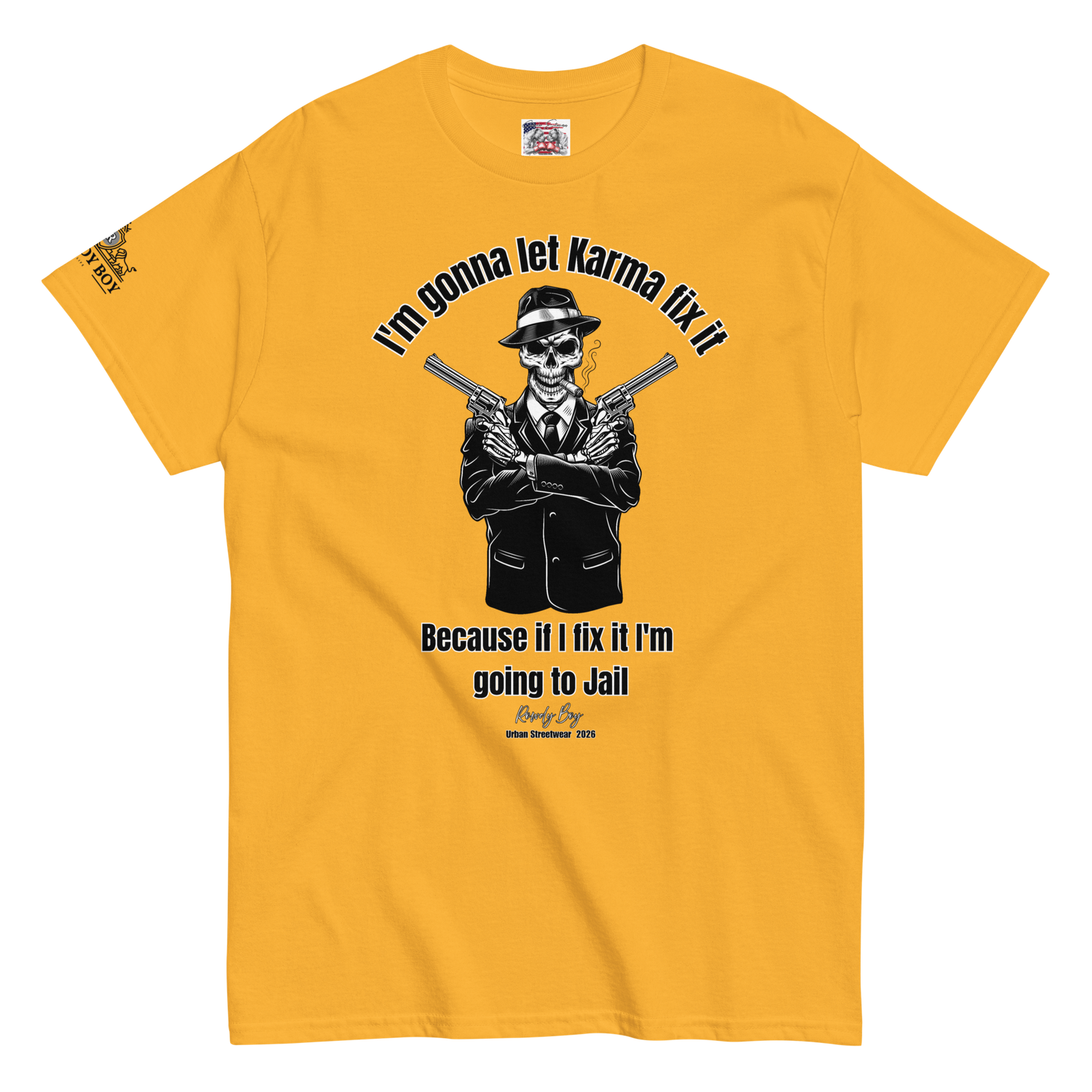 Rowdy Boy "Karma" Unisex Classic Tee - Image 124