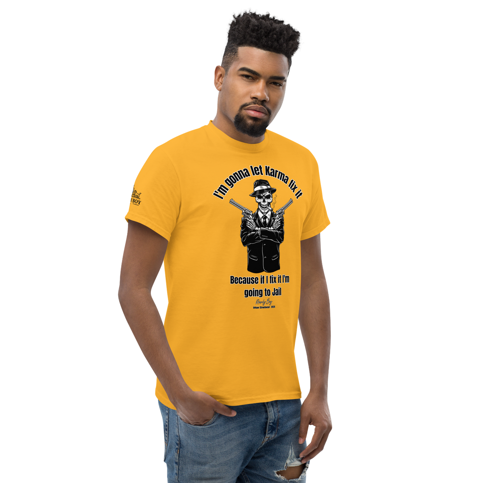 Rowdy Boy "Karma" Unisex Classic Tee - Image 118