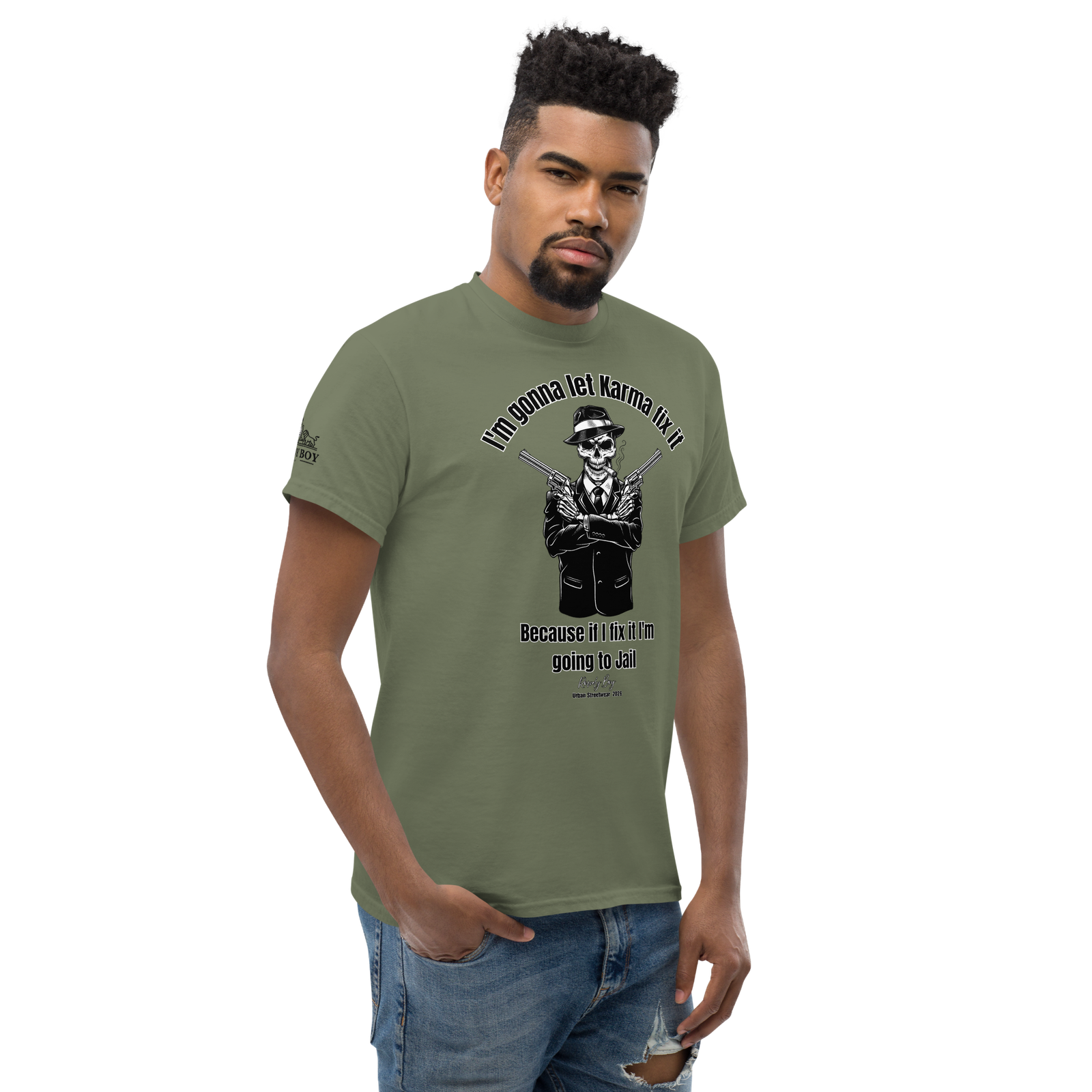 Rowdy Boy "Karma" Unisex Classic Tee - Image 68