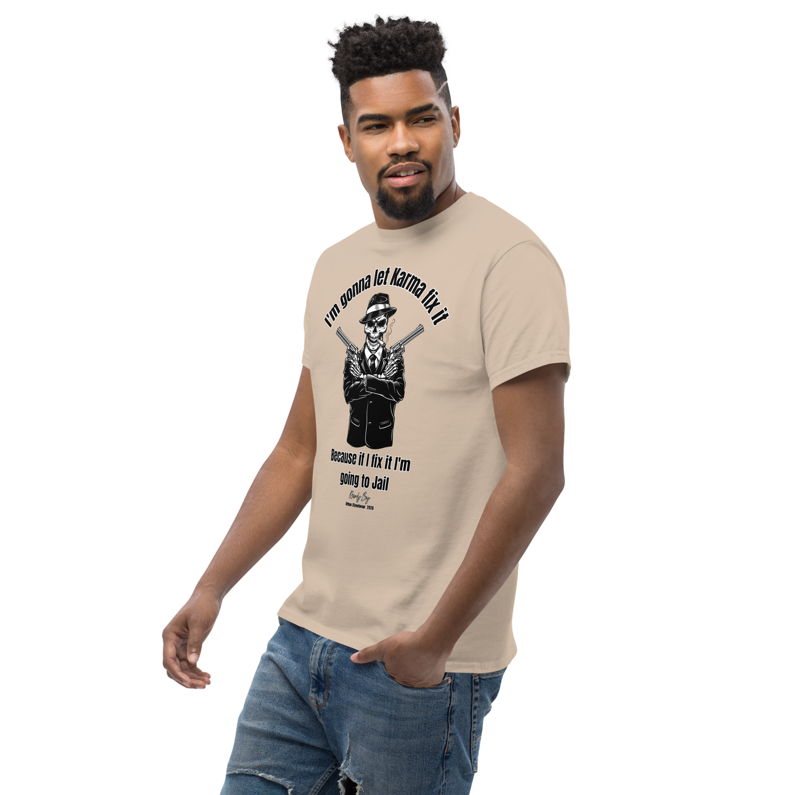 Rowdy Boy "Karma" Unisex Classic Tee - Image 144