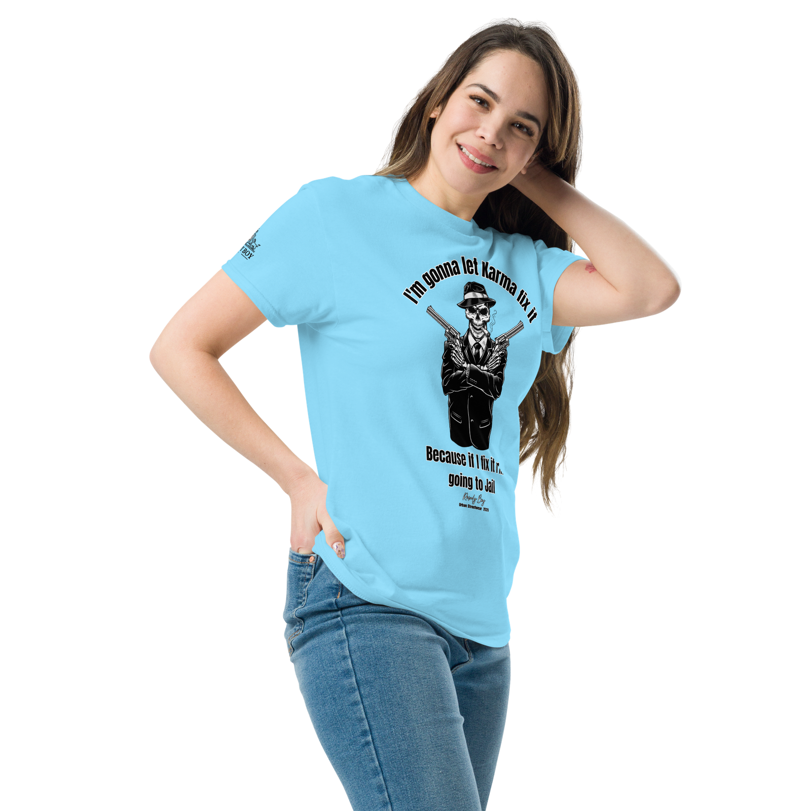 Rowdy Boy "Karma" Unisex Classic Tee - Image 159