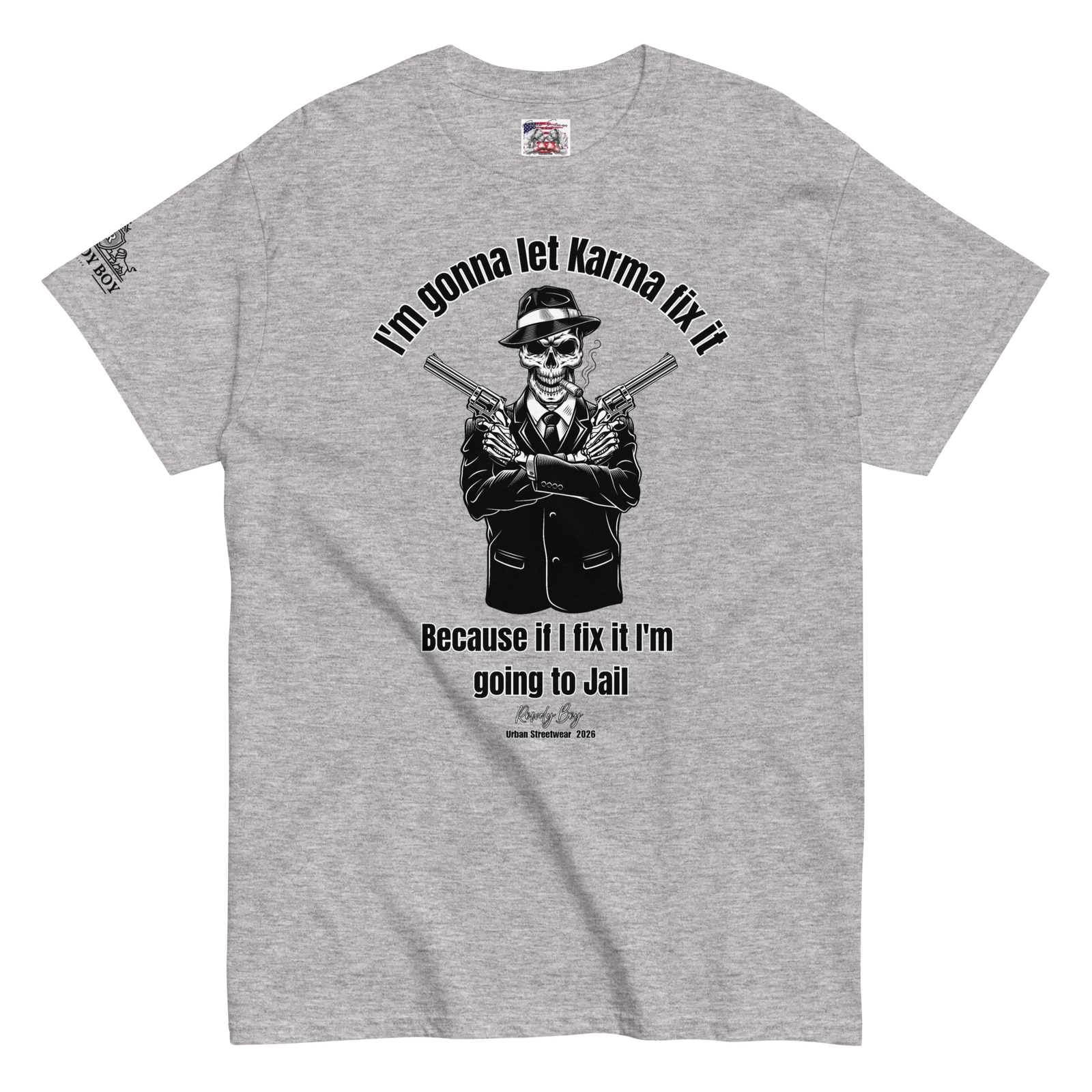 Rowdy Boy "Karma" Unisex Classic Tee - Image 137