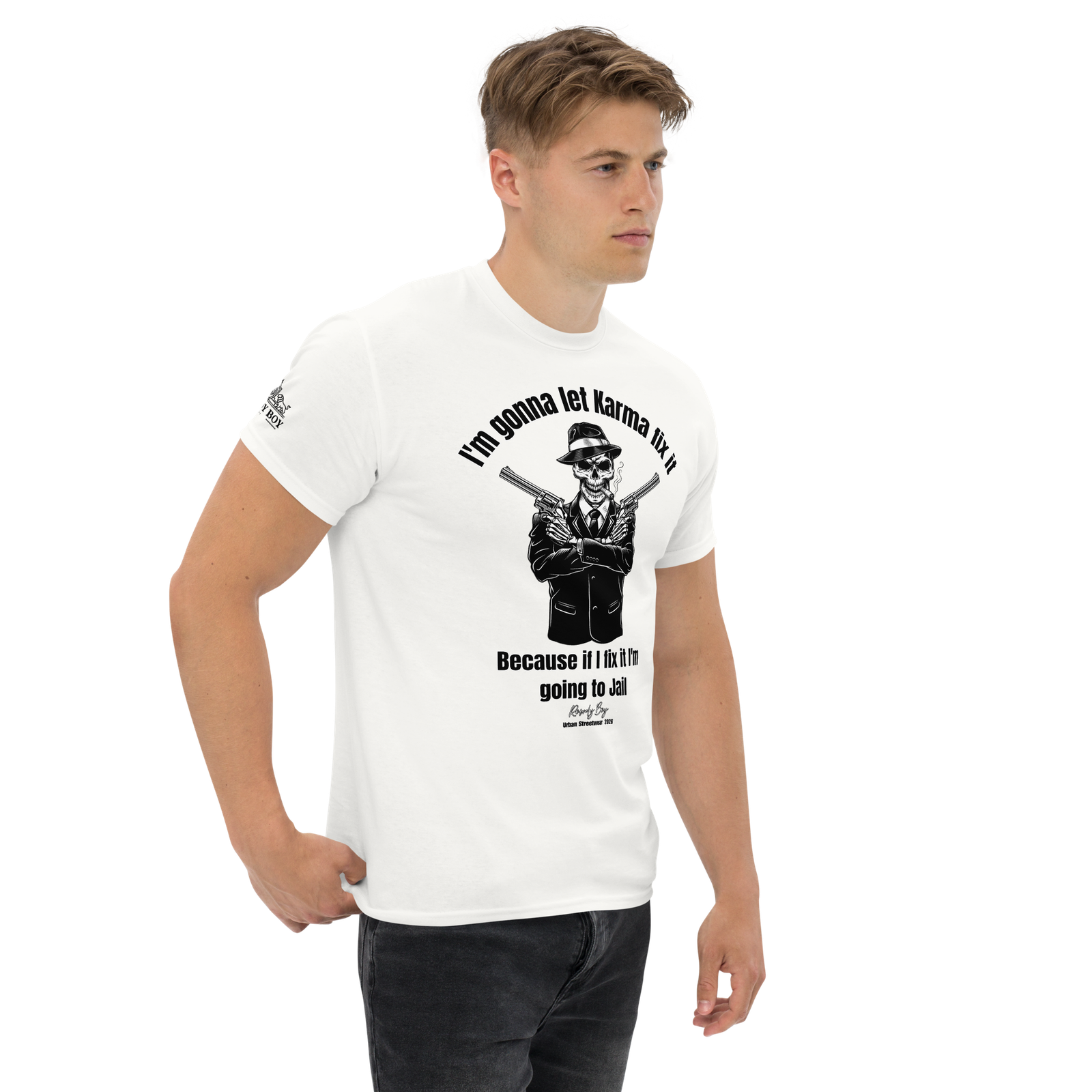 Rowdy Boy "Karma" Unisex Classic Tee - Image 192