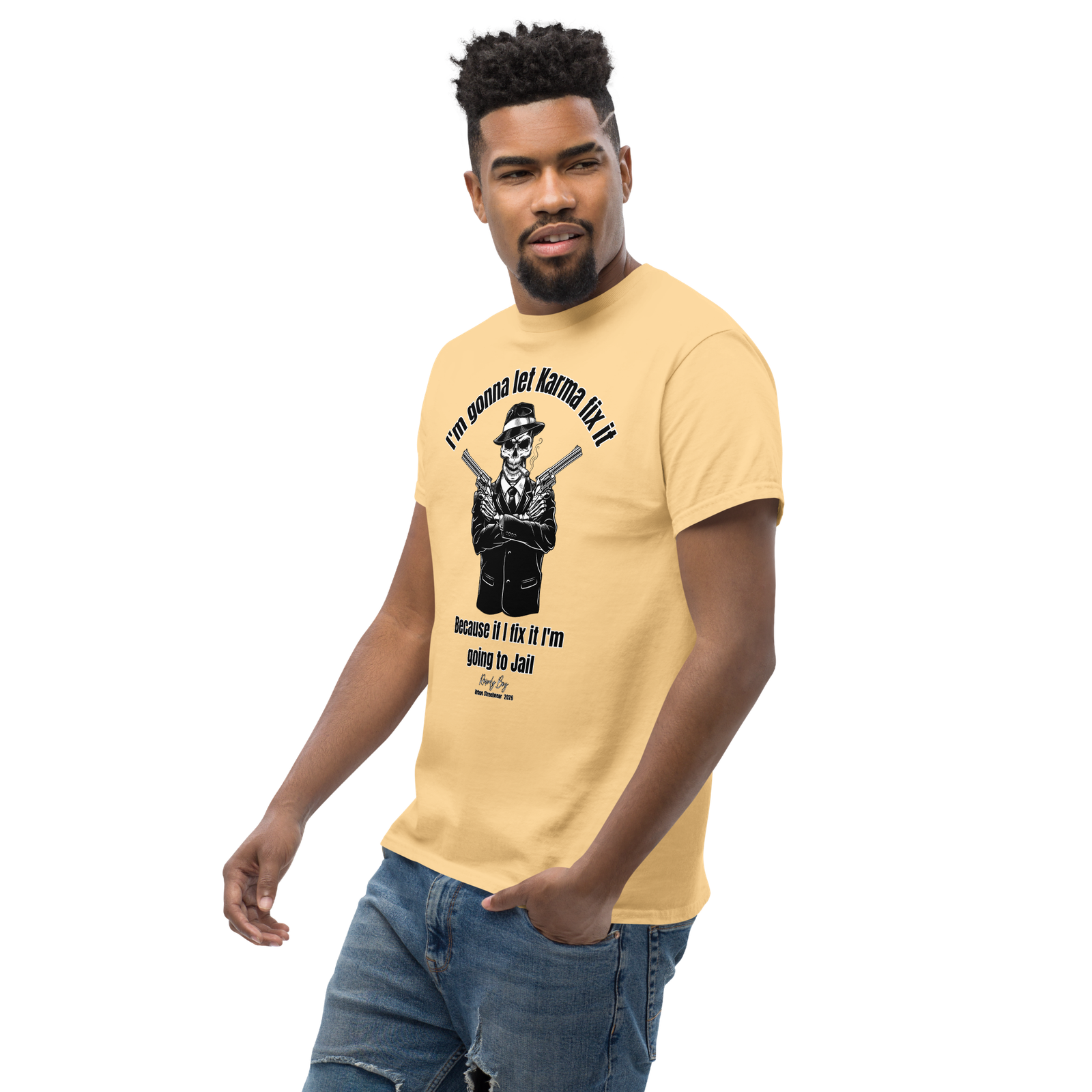 Rowdy Boy "Karma" Unisex Classic Tee - Image 176